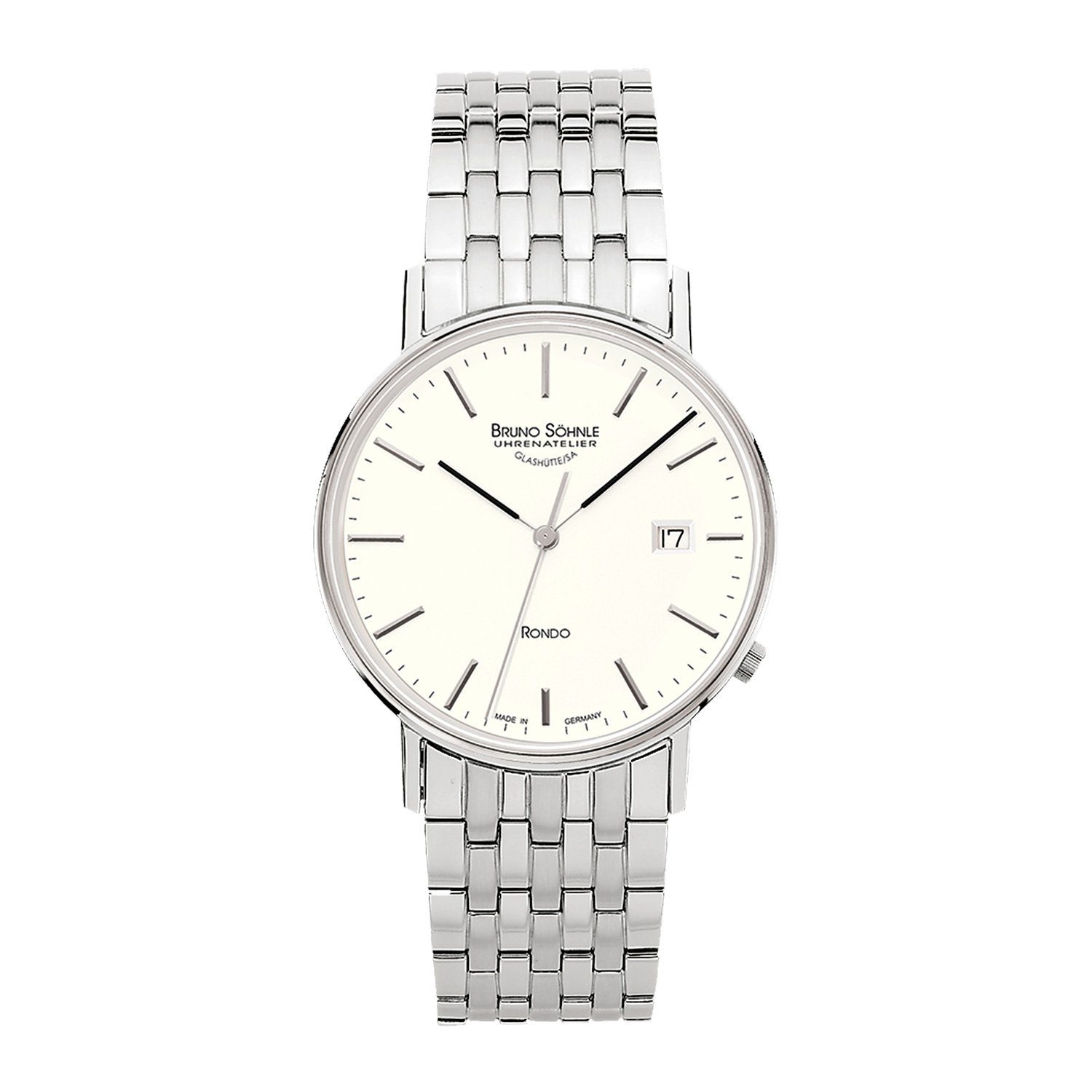 BRUNO SÖHNLE Quarzuhr Bruno Söhnle Quarz Rondo 105 Herrenuhr 17-13105-242