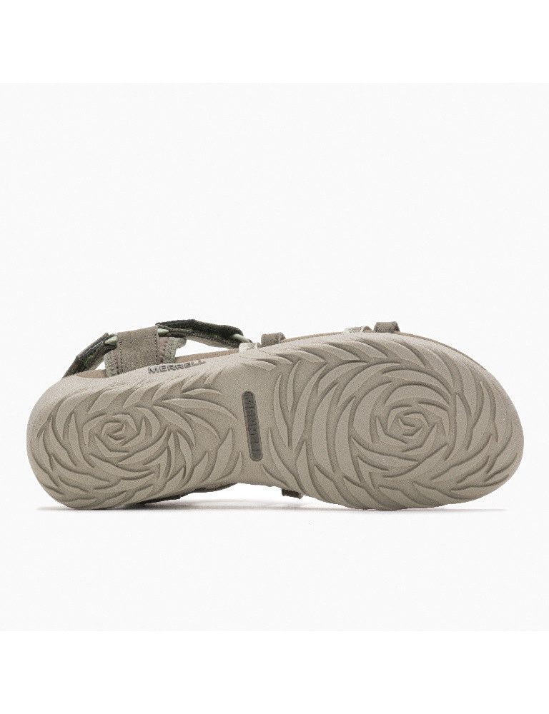 Merrell Terran 3 Cush Lattice Nubukleder olivegrün Damen Sandale