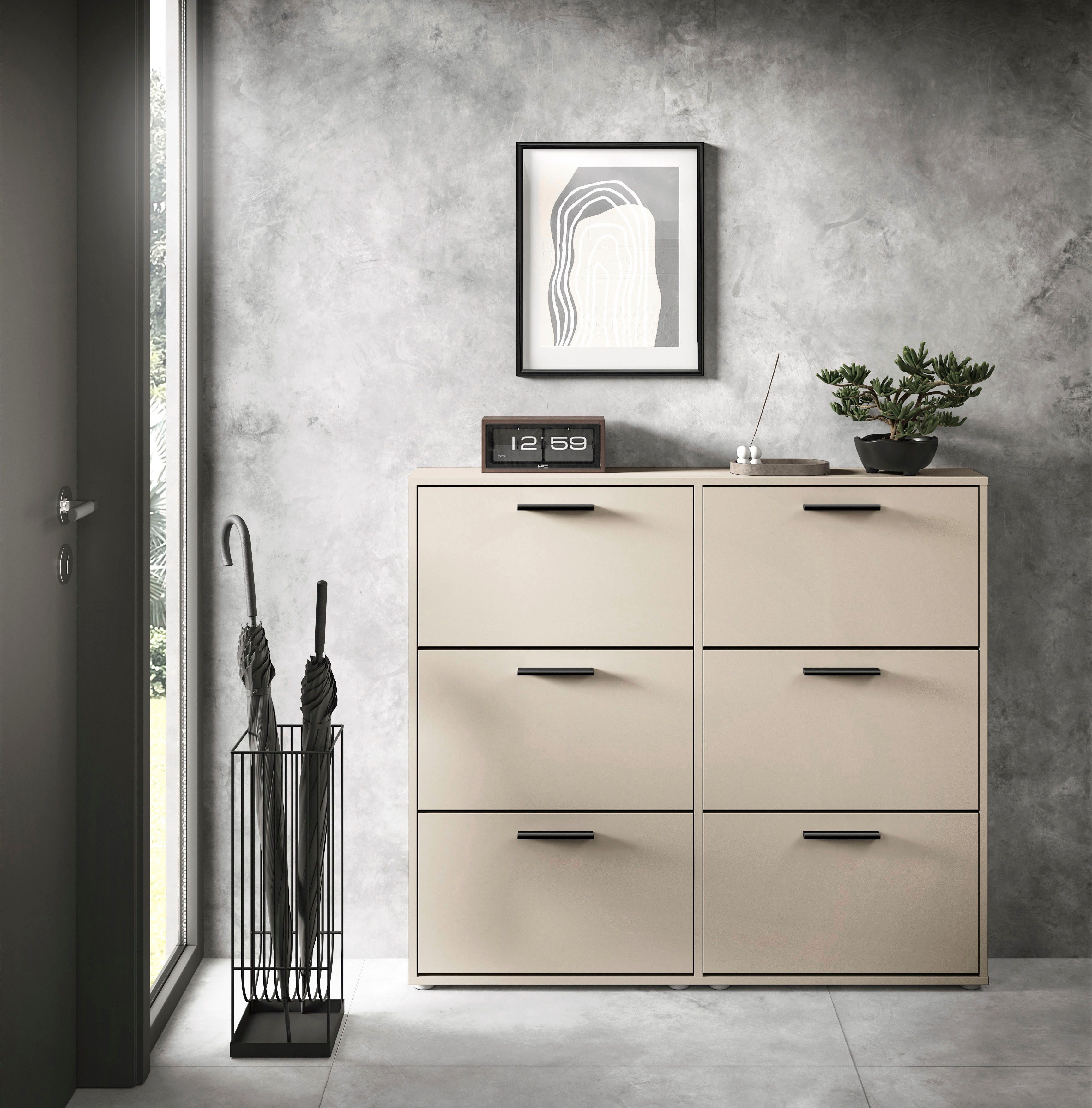 HBZ Schuhkipper Sam Schuhkipper, Schuhschrank BxHxT 116x103x17 cm (1 St), B günstig online kaufen