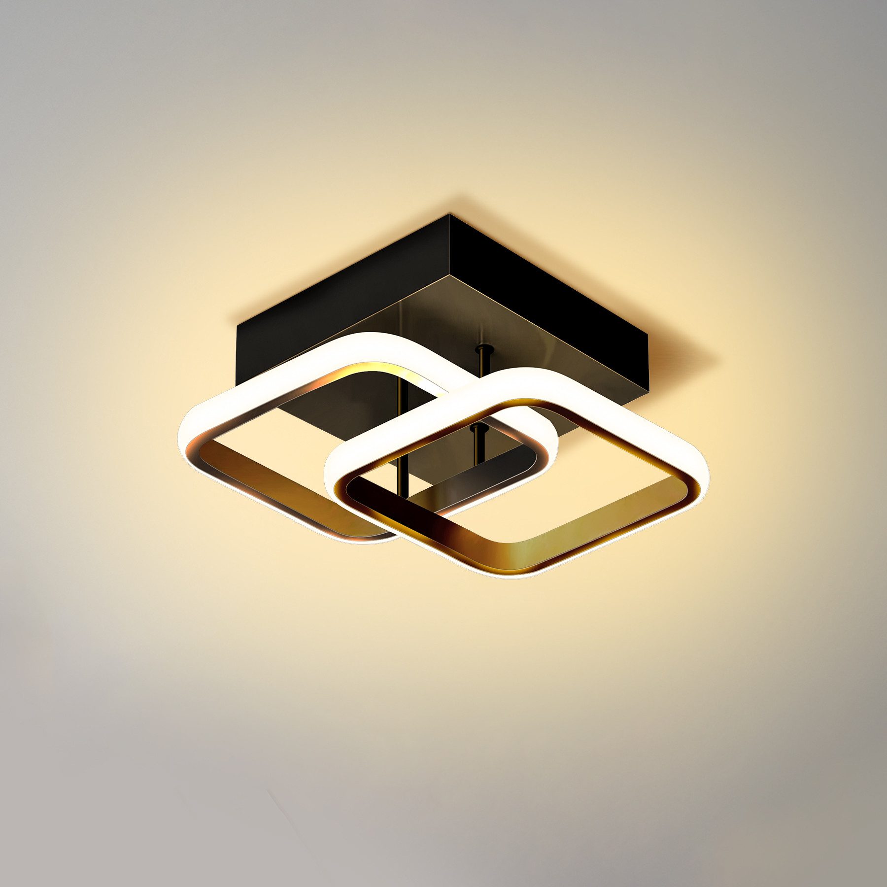 Senmudi Deckenleuchte Deckenlampe,Modern led deckenleuchte,28cm,12W, 6000K, günstig online kaufen
