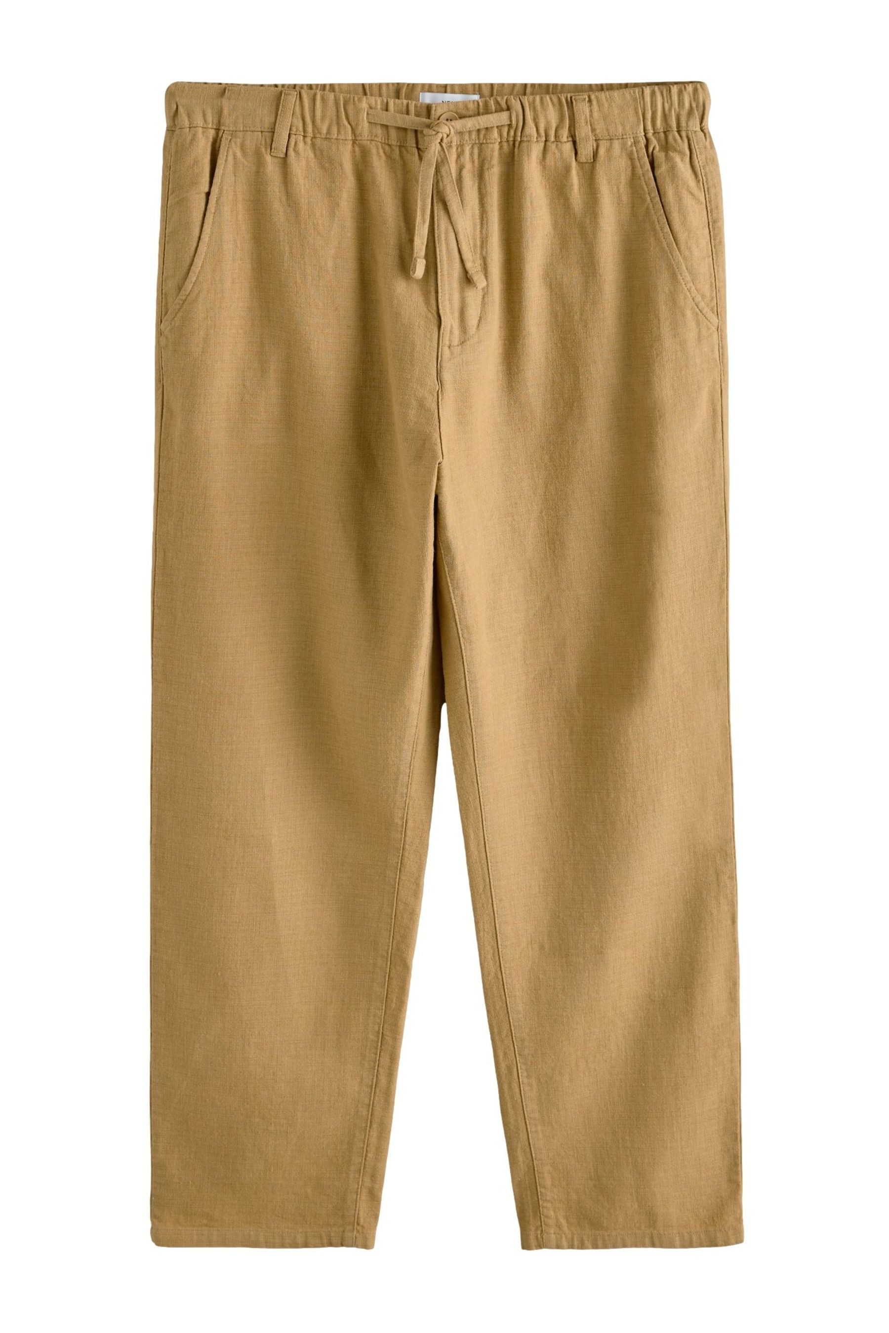 Next Dehnbund-Hose Strukturierte Regular Fit Hose mit Elastikbund (1-tlg)