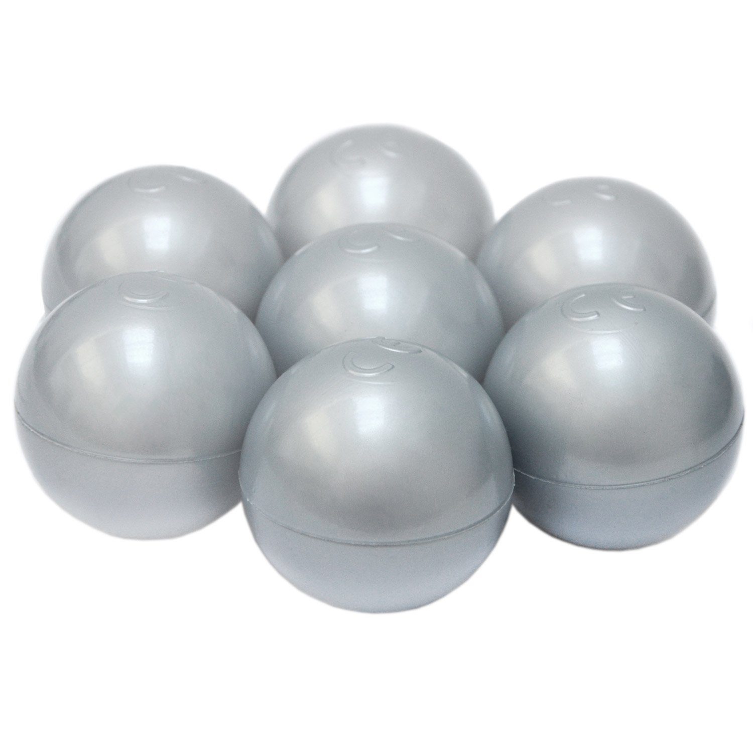 LittleTom Bällebad-Bälle Baby - 50 Bunte Bälle fürs Bällebad - Geprüfte Spielbälle für Kinder (50-St), Ab dem 1. Tag: Babybälle zum Greifen - Plastikbälle für den Bällepool