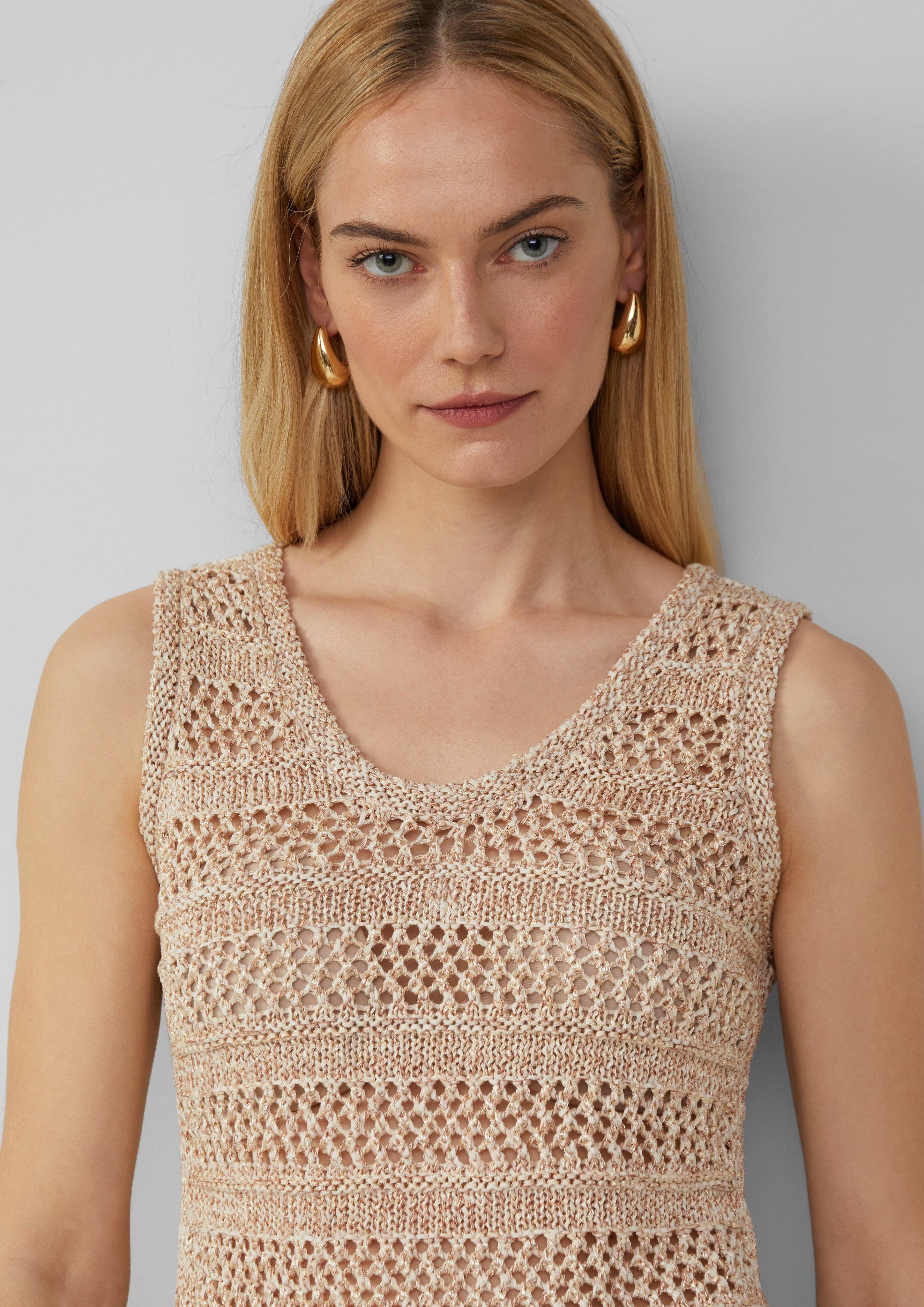 s.Oliver BLACK LABEL Pullunder Stricktop mit günstig online kaufen