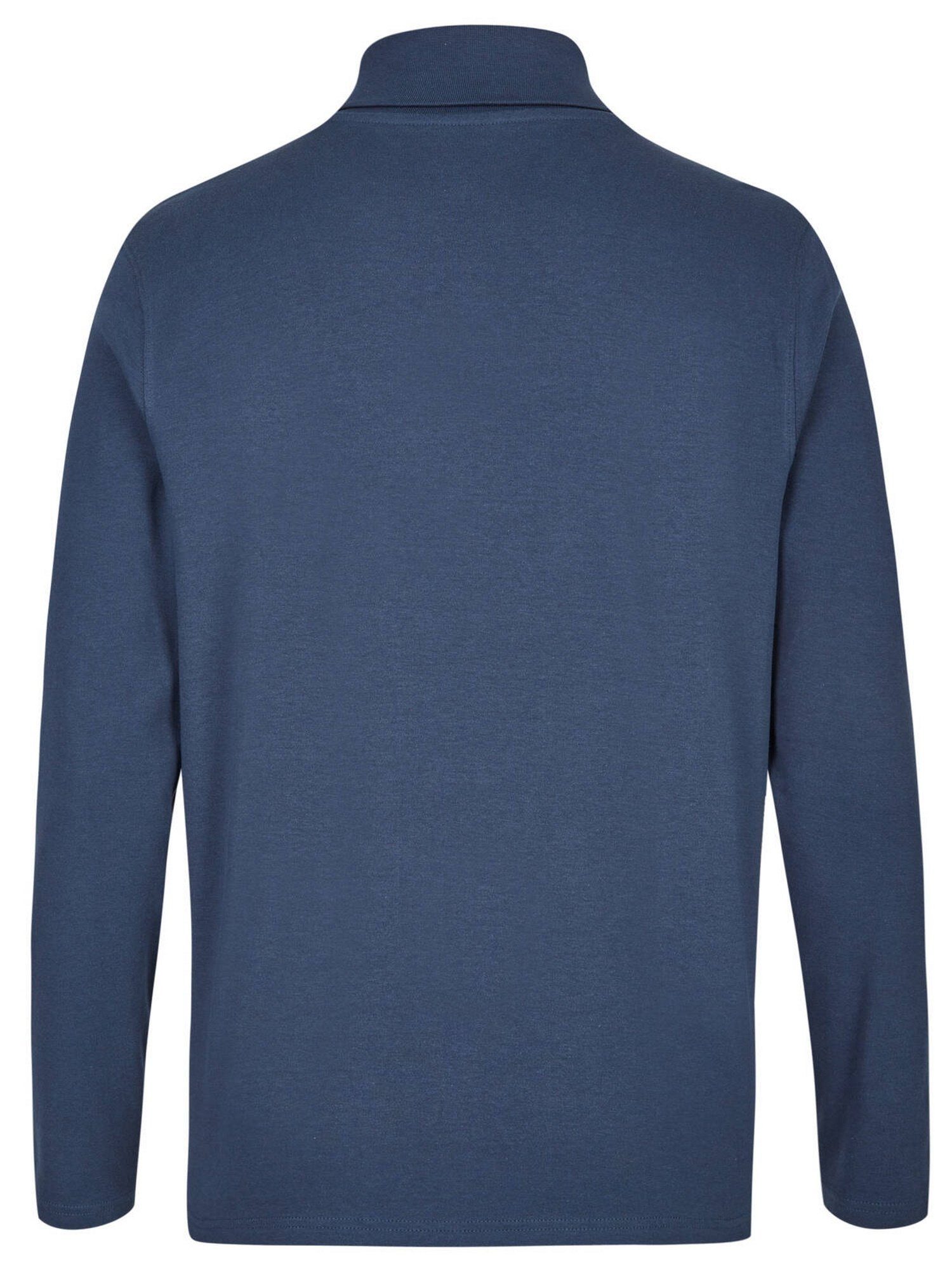 blue Hechter midnight Daniel Interlock-Jersey PARIS aus HECHTER aus Rollkragenpullover Rollkragen-Shirt Shirt