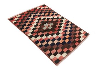 Orientteppich Perserteppich Perser Gabbeh Ghashghai 197x140 Handgeknüpft, Nain Trading, Höhe: 1.5 mm