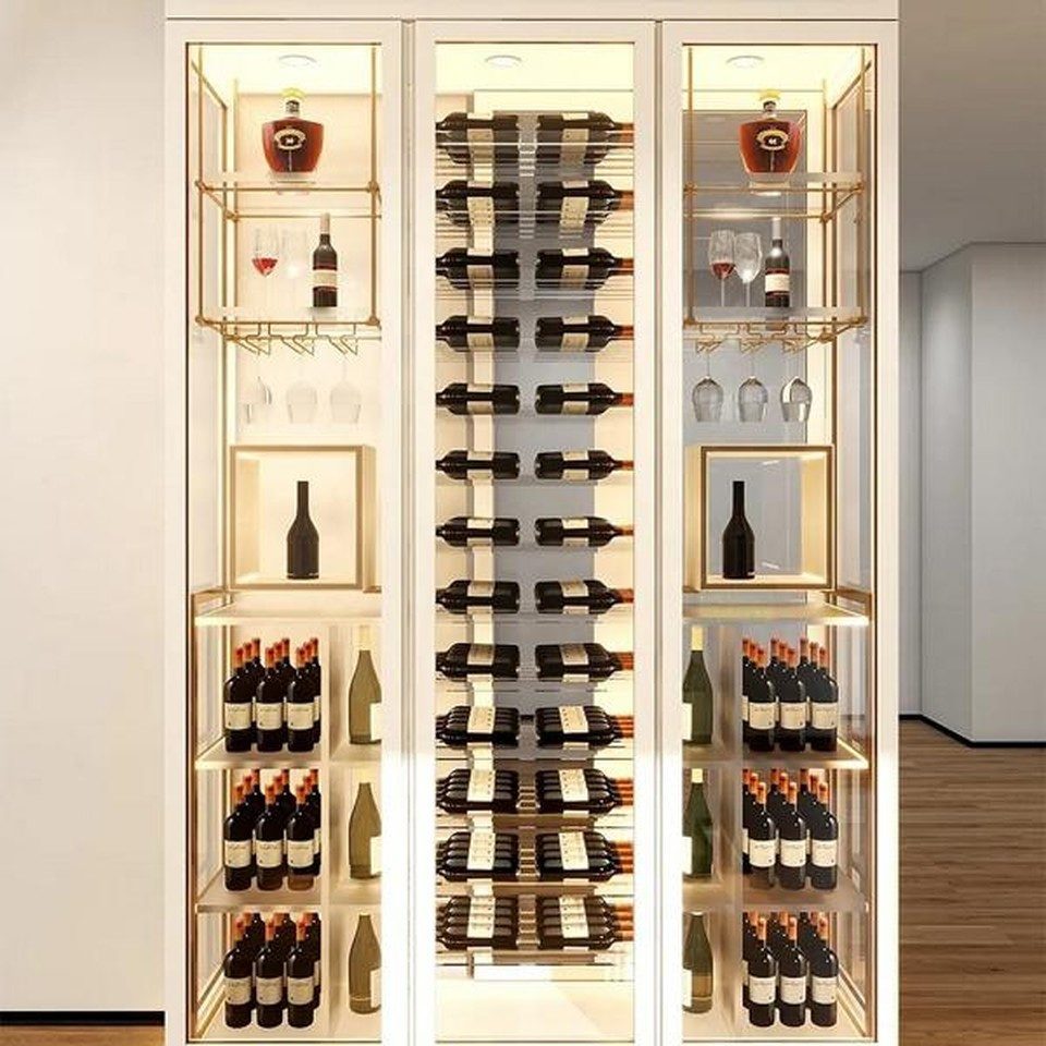 Xlmoebel Weinschrank Weinschrank Weinkühlschrank Weinkühler Weinmöbel Weinlager (1-St) Made in Europa