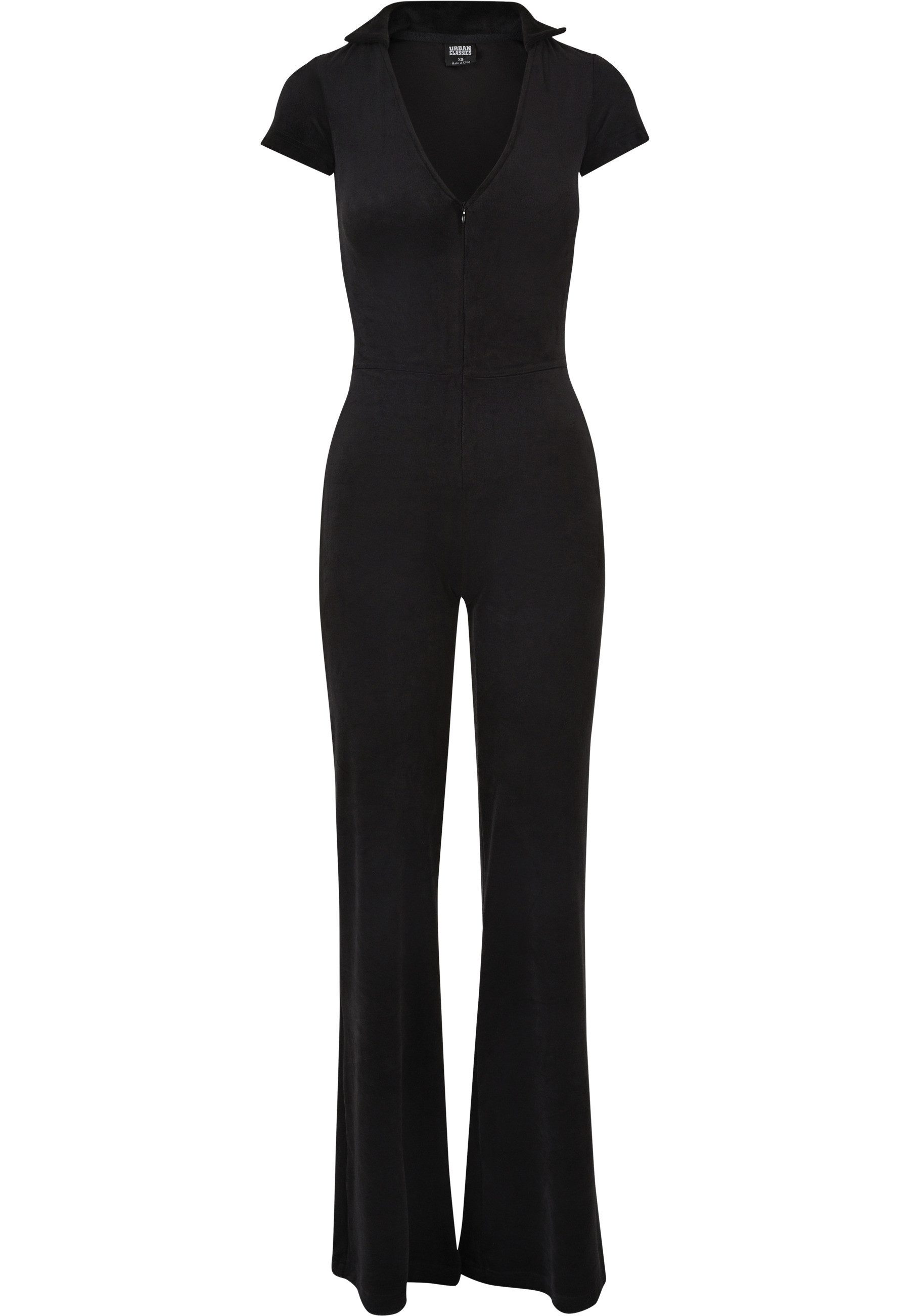 URBAN CLASSICS Jumpsuit Urban Classics Ladies Velvet Jumpsuit (1-tlg)