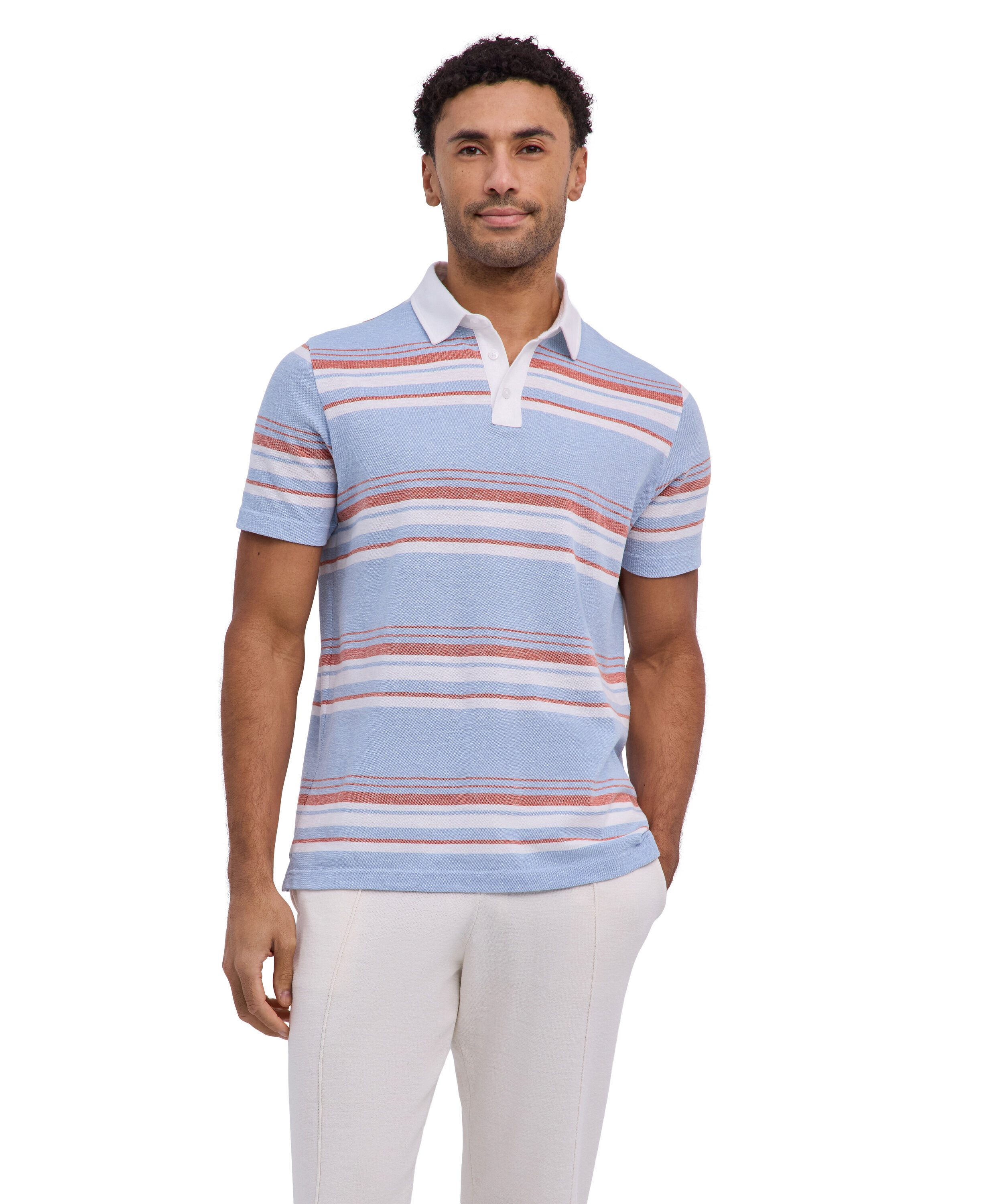 FALKE Poloshirt FALKE Cotton Linen Herren (1-tlg., 1)