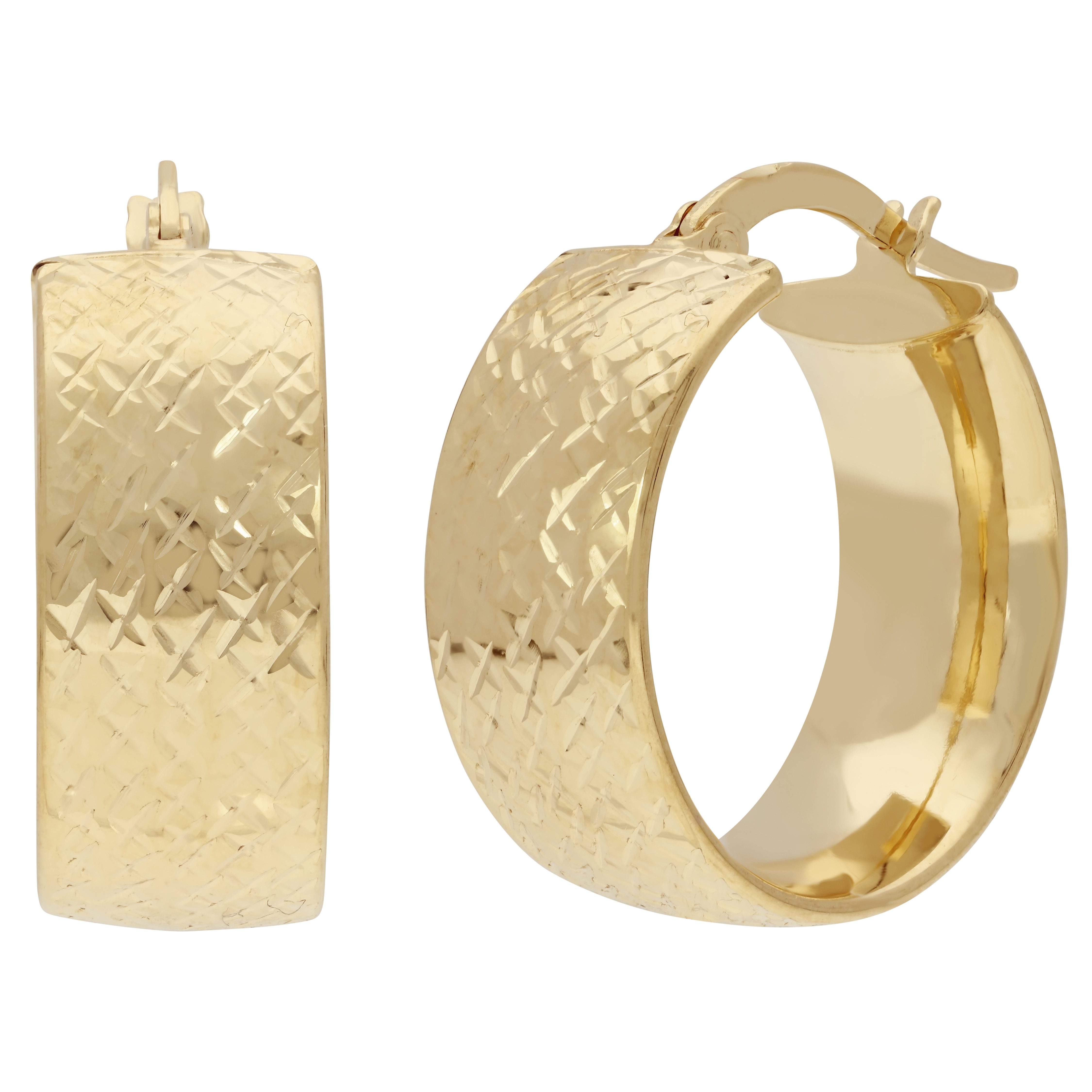 Firetti Paar Creolen Schmuck Geschenk Gold 585 Ohrschmuck Ohrringe