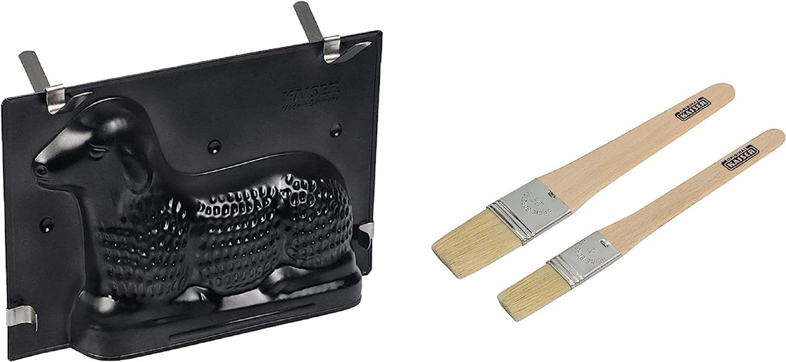 Kaiser Backformen Backform Osterbackform Lamm Starter Set, antihaftbeschichtet, 25 cm, Ideal für Ostergebäck, einfache Reinigung