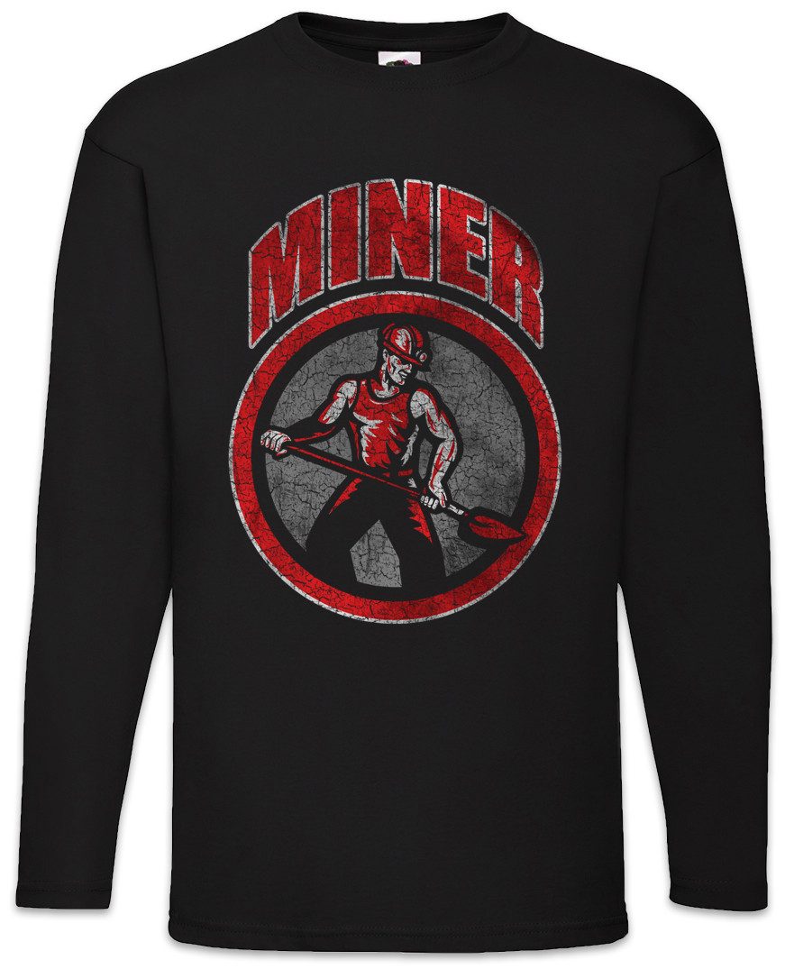 Langarmshirt Miner III Langarm T-Shirt Bergarbeiter Bergmann Kumpel Mine