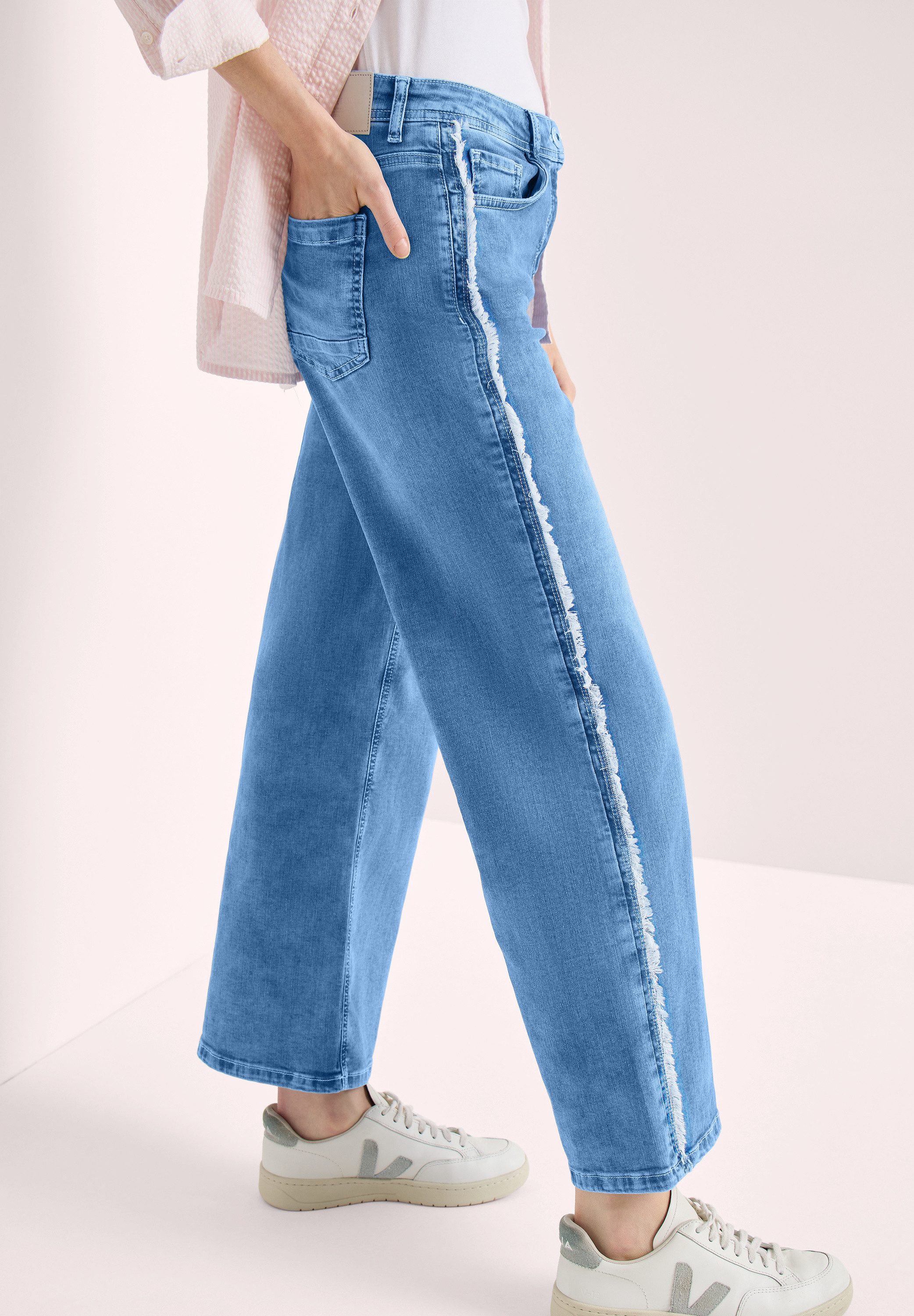 CECIL Slim-fit-Jeans High Waist