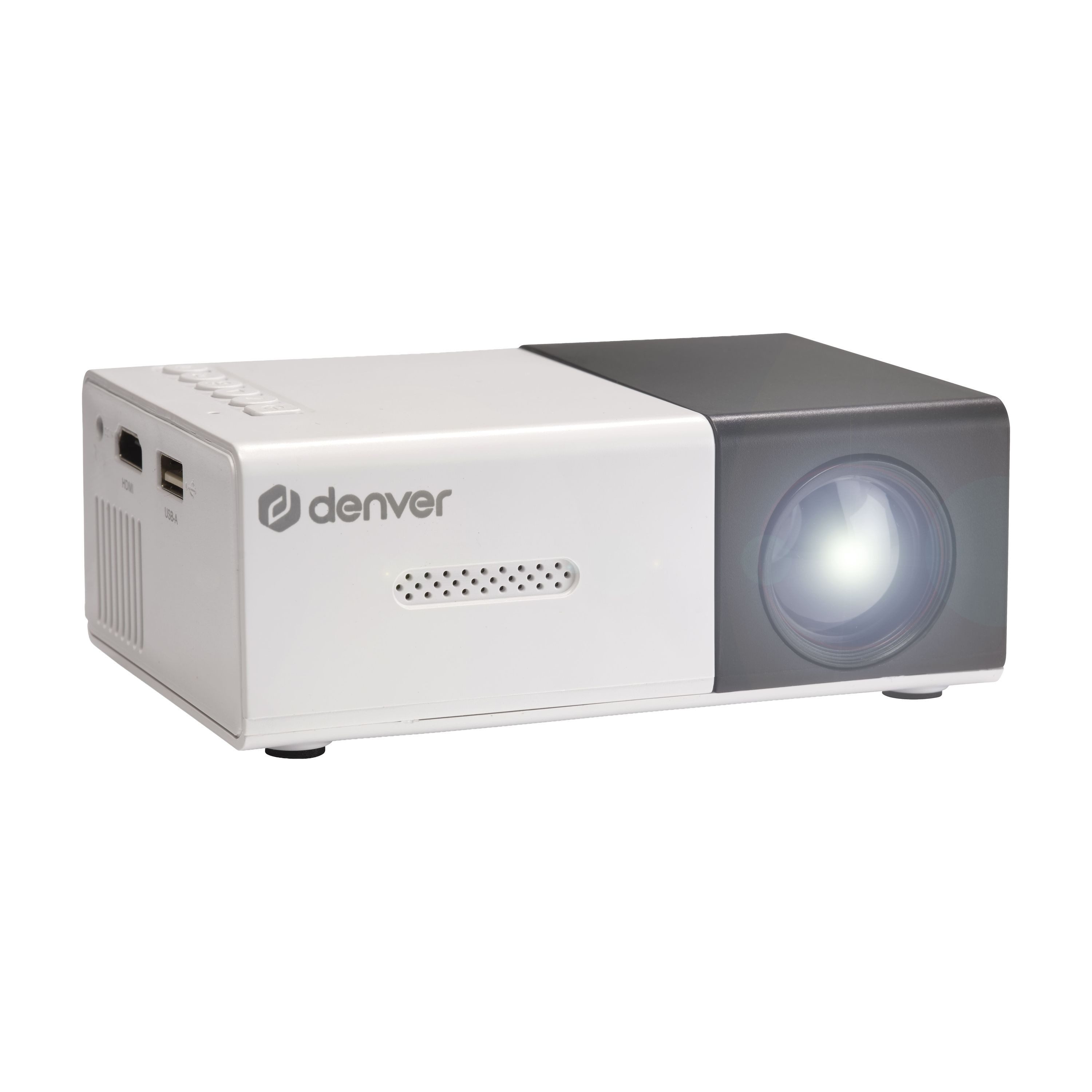 Denver PR-1000 Beamer (Full HD 1080p Eingang · LED 30.000h · Bis 60 Zoll)