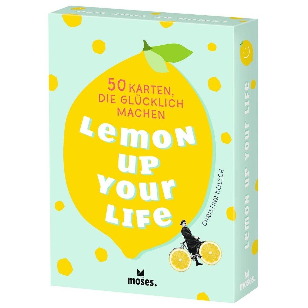 Moses. Verlag Spiel Kartenset 50 Karten Lemon Up Your Life, Zitate & Inspiration, Geschenk