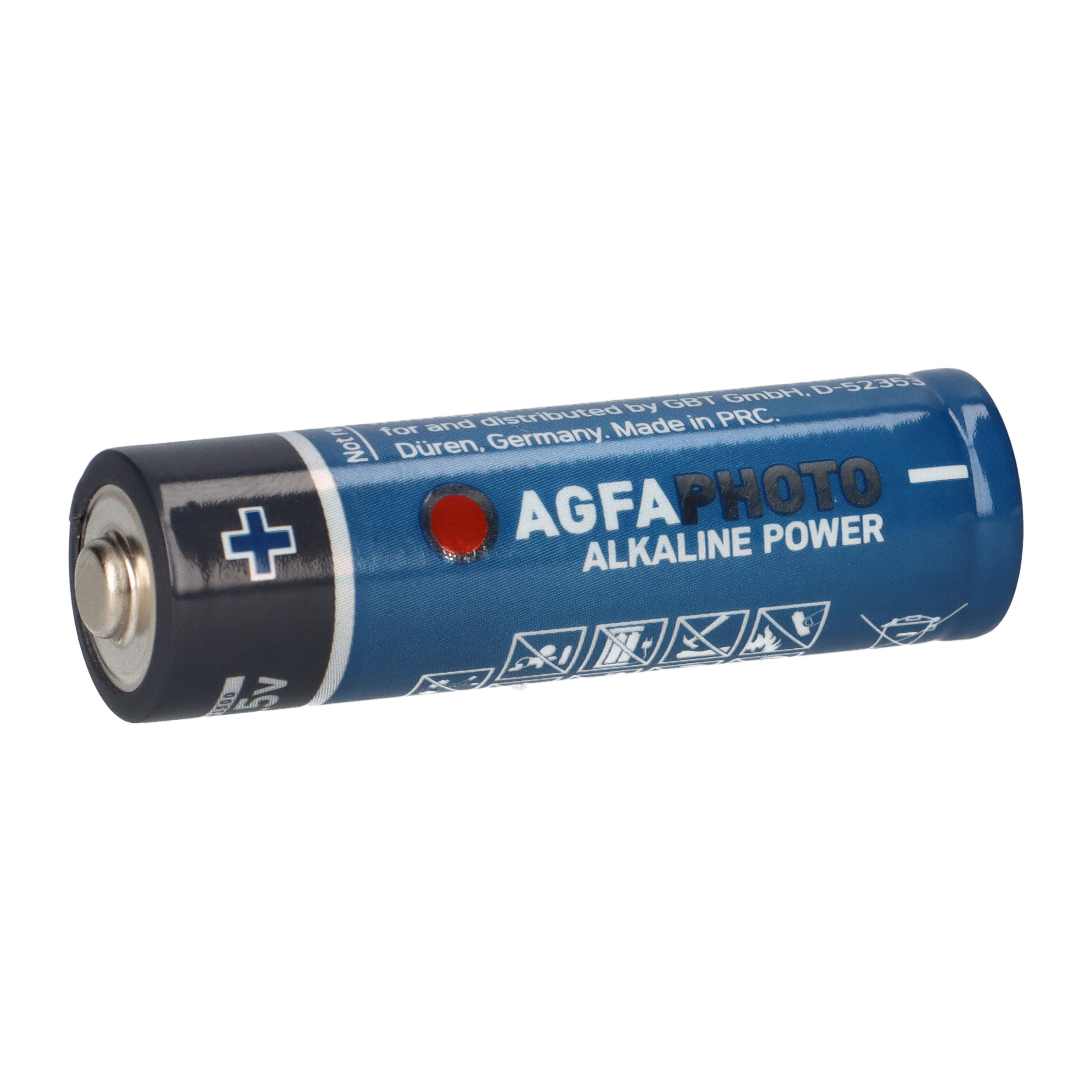 AgfaPhoto AGFAPHOTO AA 24 Mignon 1.5V Stück LR06 Alkaline Batterie Batterie