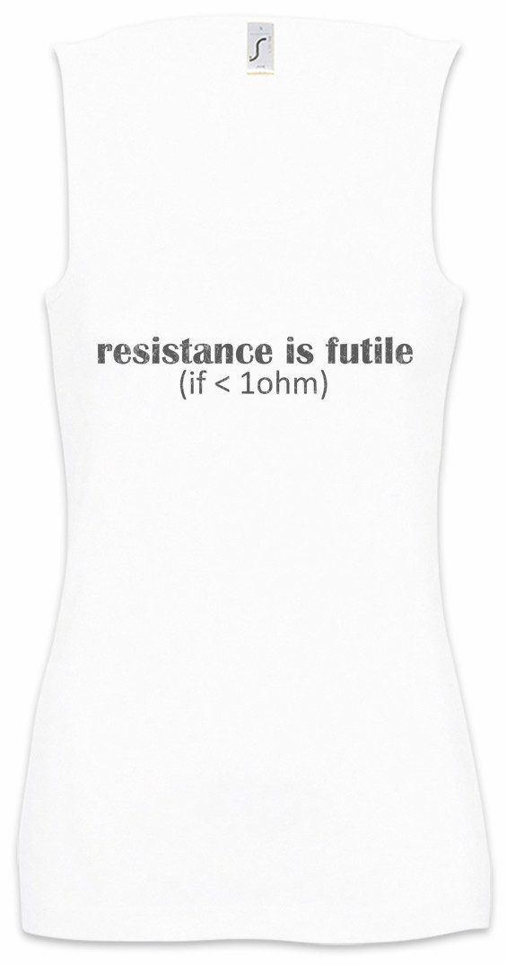 Tanktop SQL Resistance Ärmelloses Damen T-Shirt Elektriker Elektronier