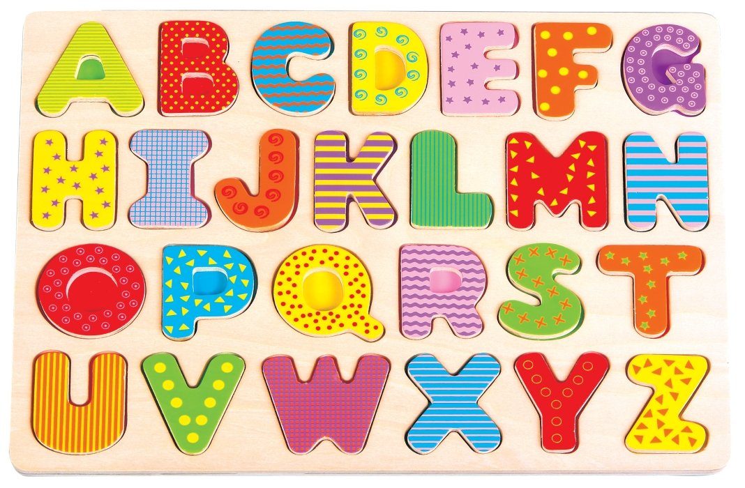 Steckpuzzle 20002 Holzpuzzle ABC
