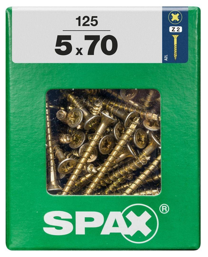 SPAX Holzbauschraube Spax Universalschrauben 5.0 x 70 mm PZ 2 - 125