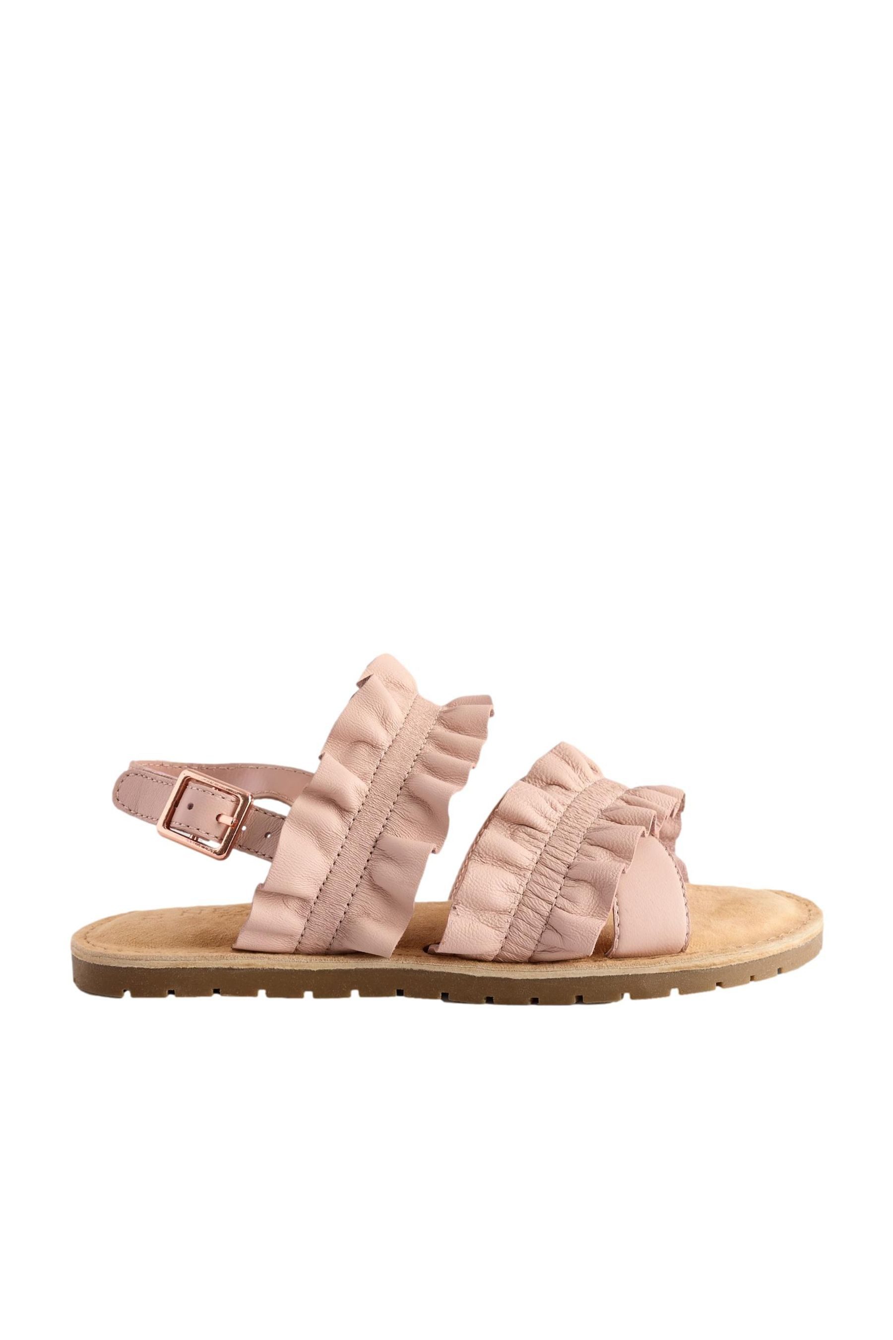 Next Ledersandalen mit Rüschendetails Sandale (1-tlg) günstig online kaufen