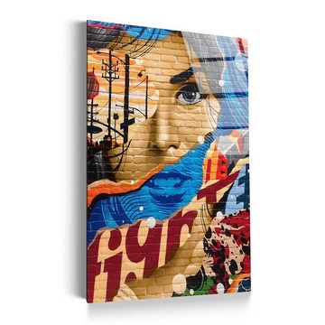 Mister-Kreativ XXL-Wandbild Graffiti Wall Girl - Premium Wandbild, Viele Größen + Materialien, Poster + Leinwand + Acrylglas