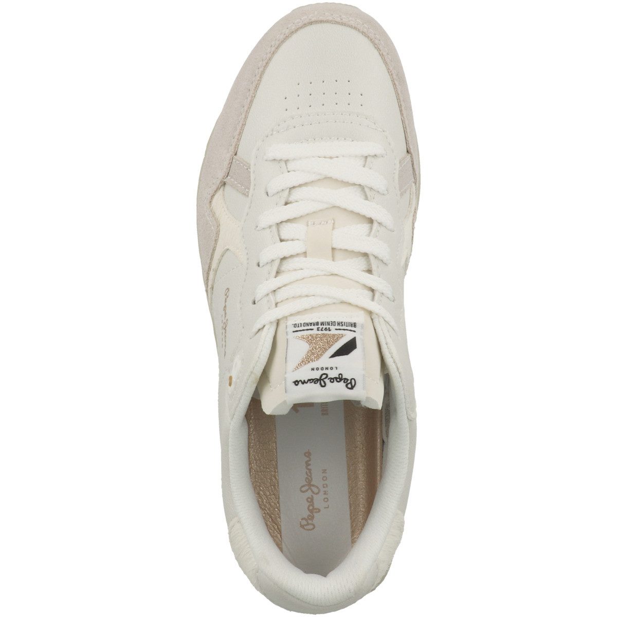 Pepe Jeans Brit Sun Damen Sneaker Turnschuhe, Sportschuhe, Freizeitschuhe, Halbschuhe, Schnürschuhe