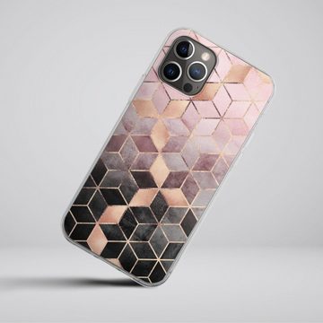 DeinDesign Handyhülle Würfel Elisabeth Fredriksson Gold & Kupfer, Apple iPhone 12 Pro Silikon Hülle Bumper Case Handy Schutzhülle