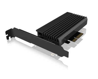 ICY BOX PCIe-Karte, 1x M.2 PCIe (NVMe) SSD zu PCIe 4.0 x4 über M-Key Sockel Adapter