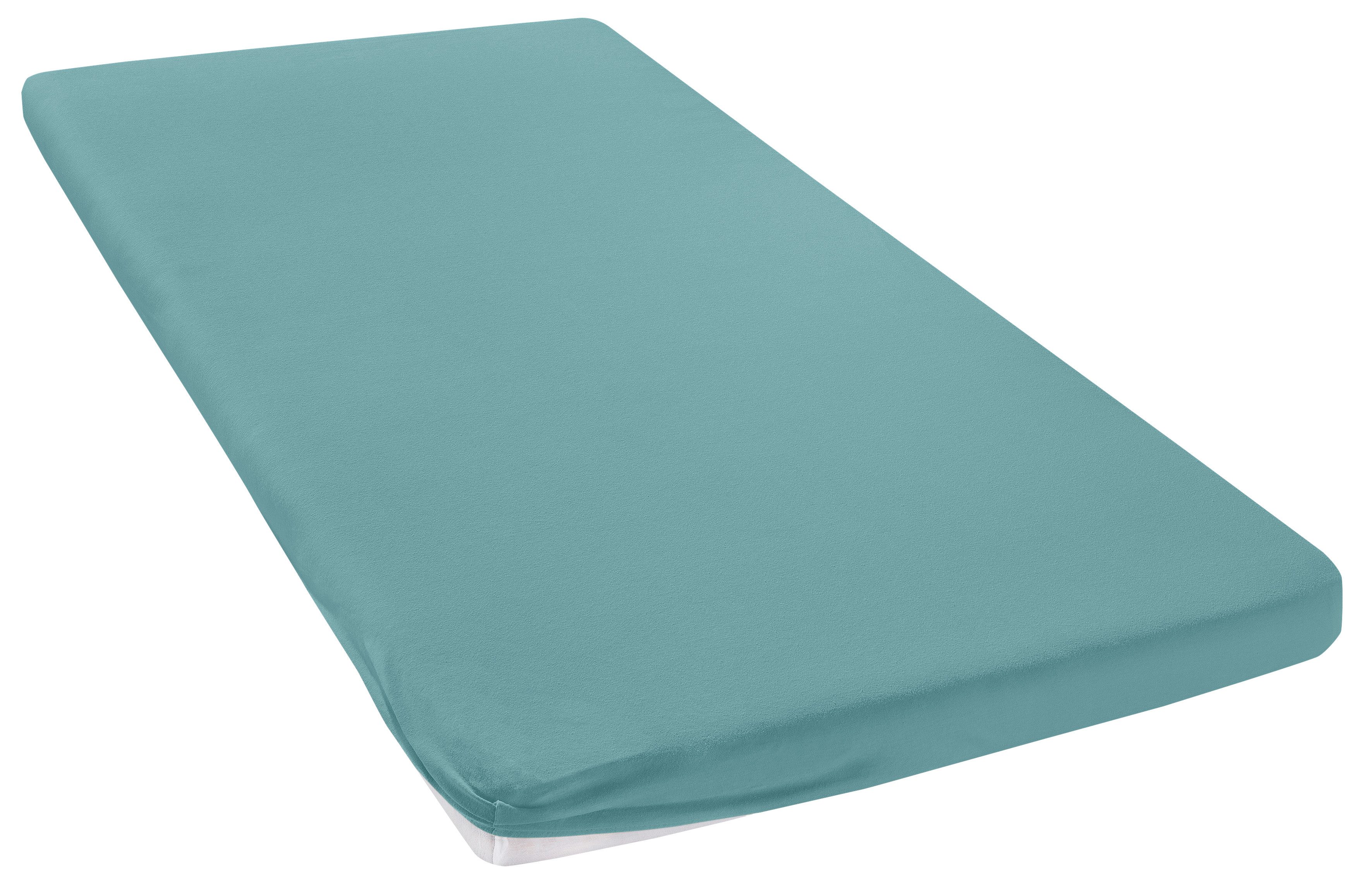 OTTO home Spannbettlaken Physalis Topper COMFORT, 100% Baumwolle, 150 g/m², Jersey, Gummizug: rundum, (1 Stück), Baumwolle, Matratzen bis 10 cm Höhe, Bettlaken, Spannbetttuch, Laken