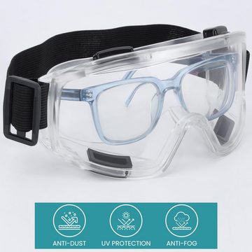 Belle Vous Dekoobjekt BELLE VOUS 2 Stk Schutzbrille Arbeitsschutzbrille für Brillenträger -