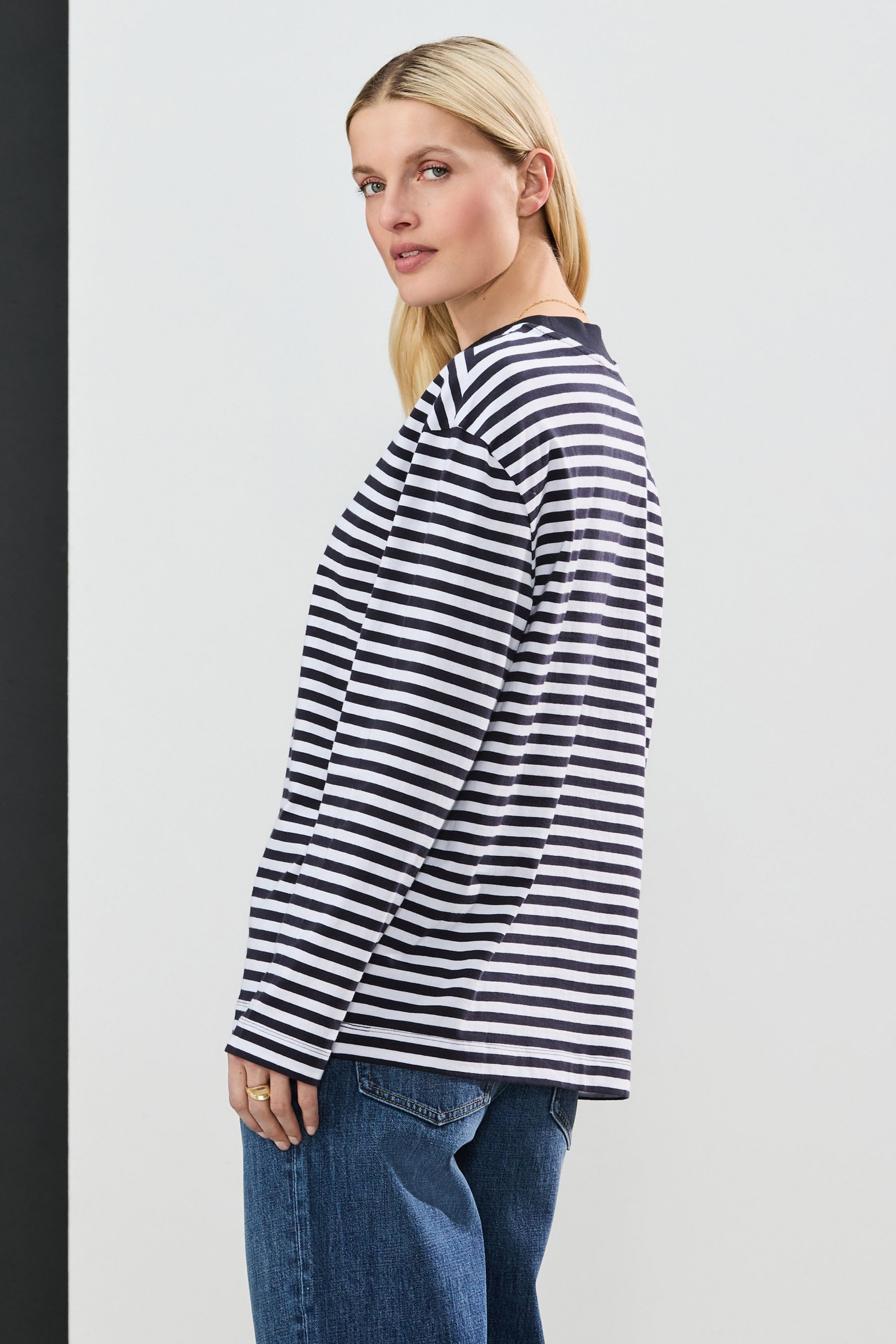Next Langarmshirt Top aus 100 % Baumwolle günstig online kaufen