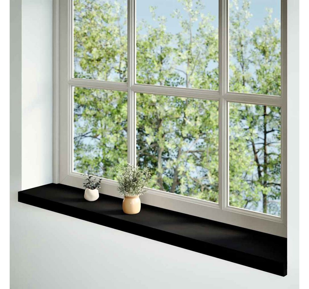 Thumbnail - vidaXL Fensterbank Fensterbänke 2 Stk. Dunkelbraun 110x20x2 cm Massivholz Eiche