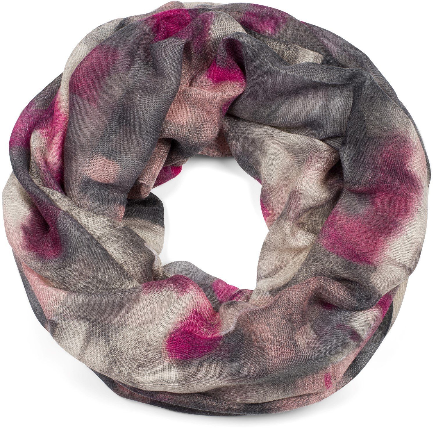 Loop Loop Schal mit buntem Pinselstrich Muster