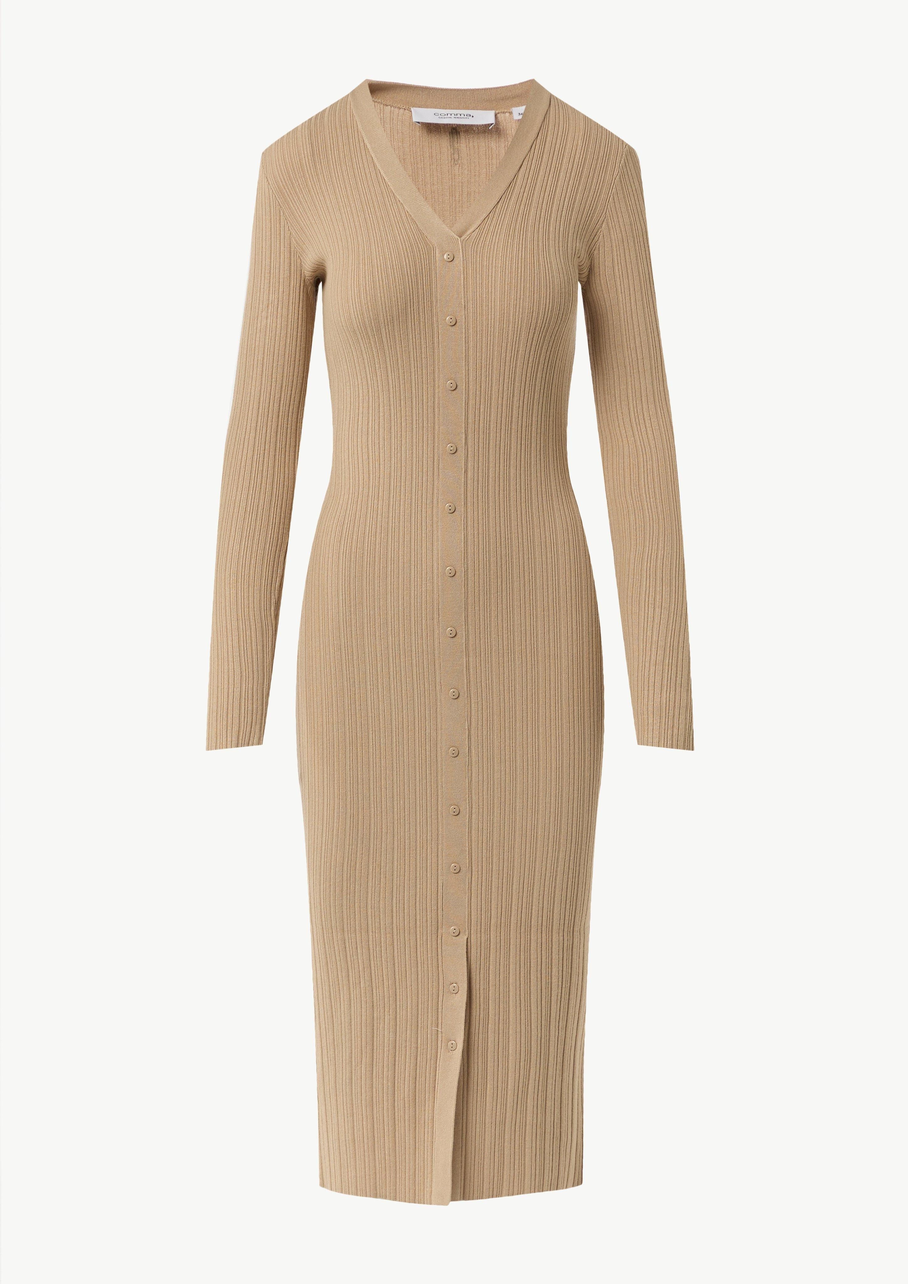 comma casual identity Maxikleid Geripptes Midikleid günstig online kaufen