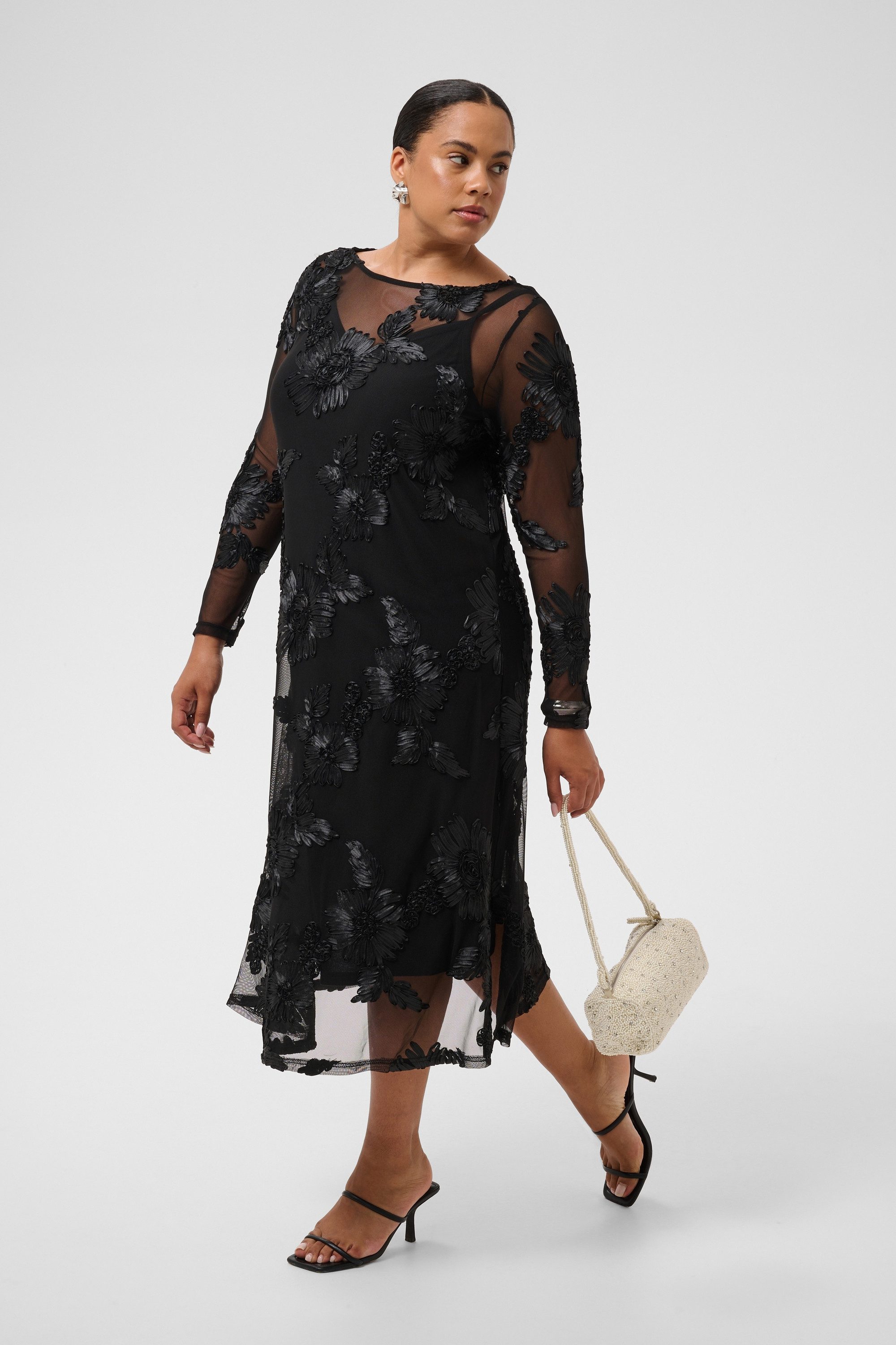 KAFFE Curve Strickkleid Kleid KCjuliana Große Größen