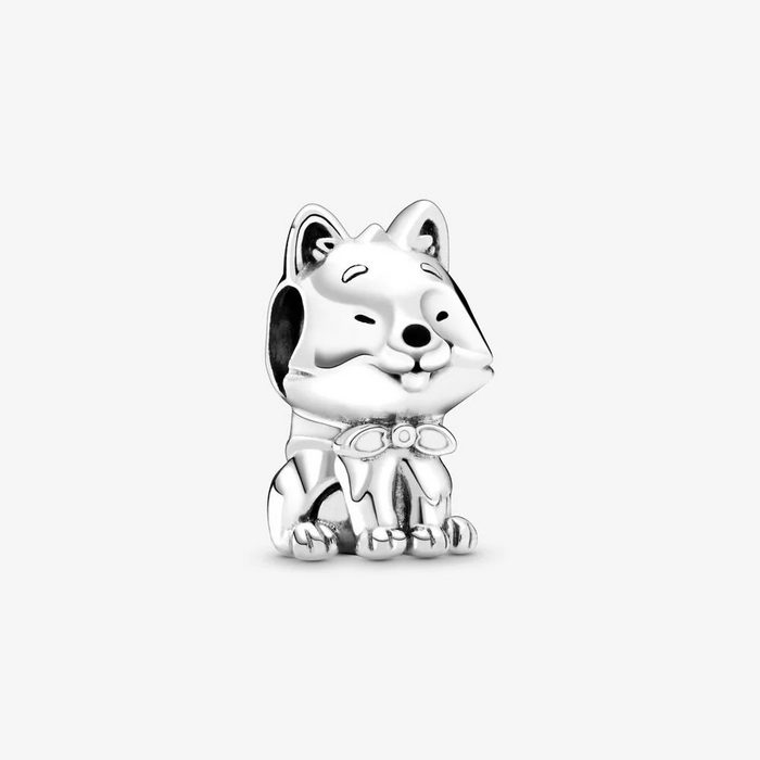 Pandora Bead 799030C01 Charm Japanischer Akita Inu Hund Silber