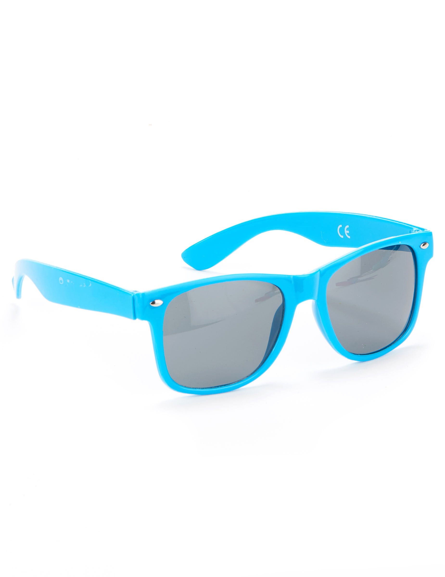 PartyPro Kostüm Brille mit getönten Gläsern blau