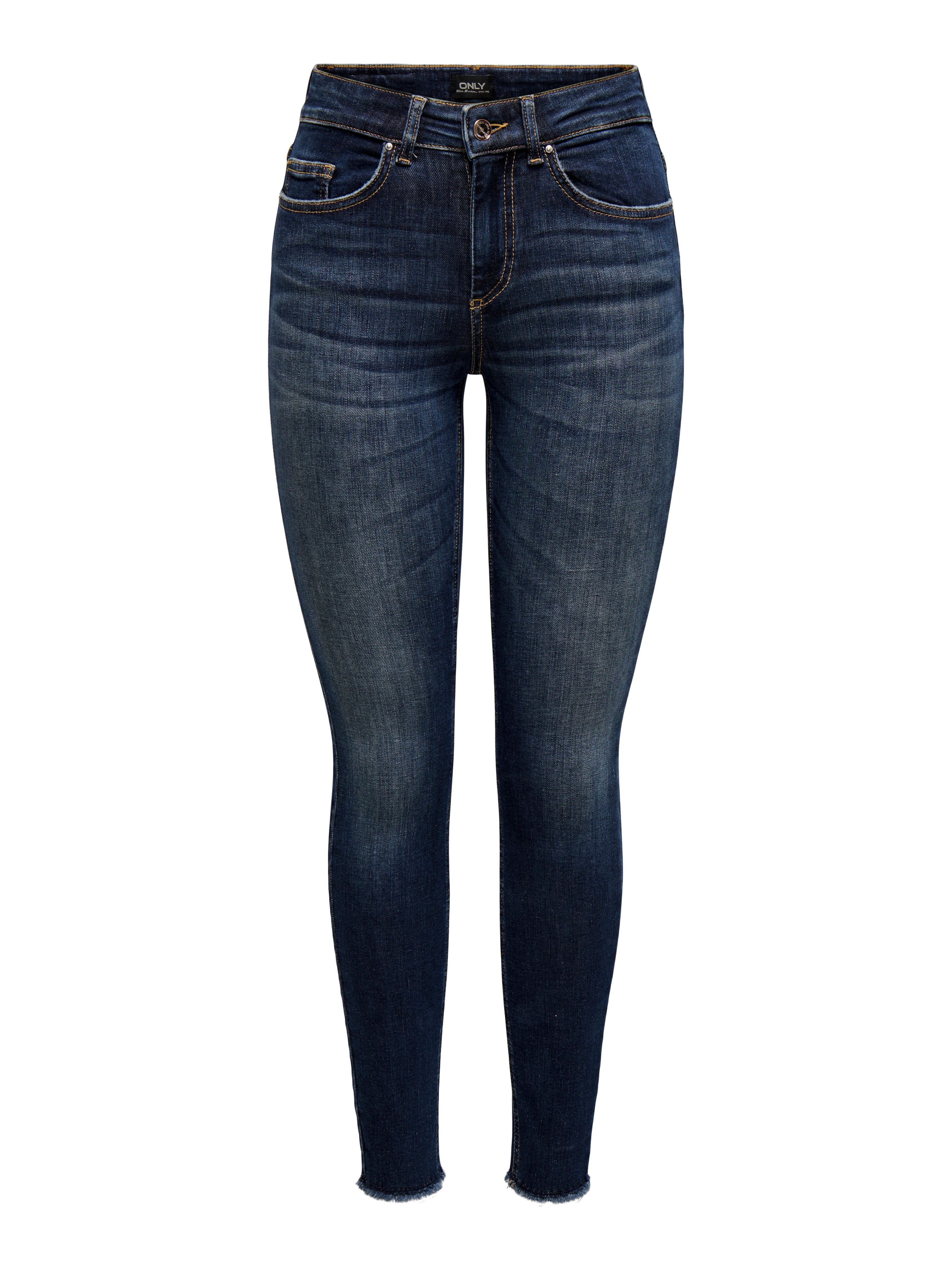 ONLY Skinny-fit-Jeans "ONLBLUSH MID SK ANKLE RW DNM DOT227 NOOS" günstig online kaufen