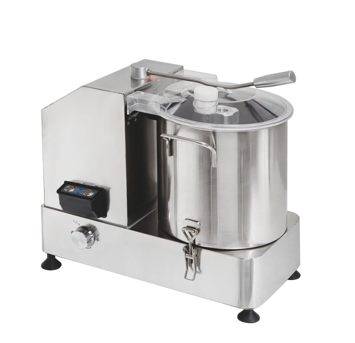 GastroHero Gemüsehacker Cutter 12 Liter leistungsstark Edelstahl Kutter Schneiden Zerkleinern, 2000 W