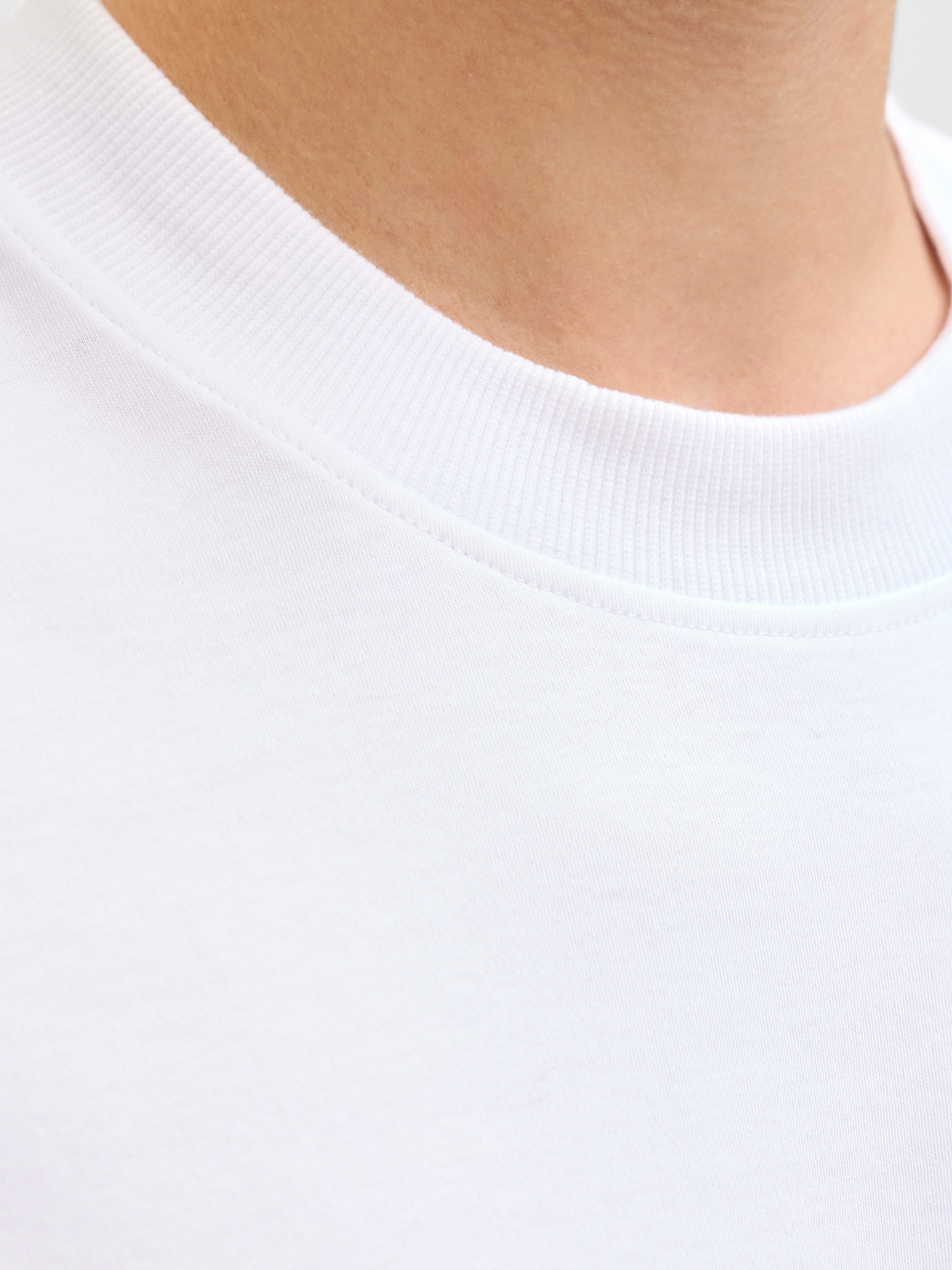 Jack & Jones T-Shirt JPRBLAOWEN SS BRANDING TEE SN Baumwollmischung, relaxed fit