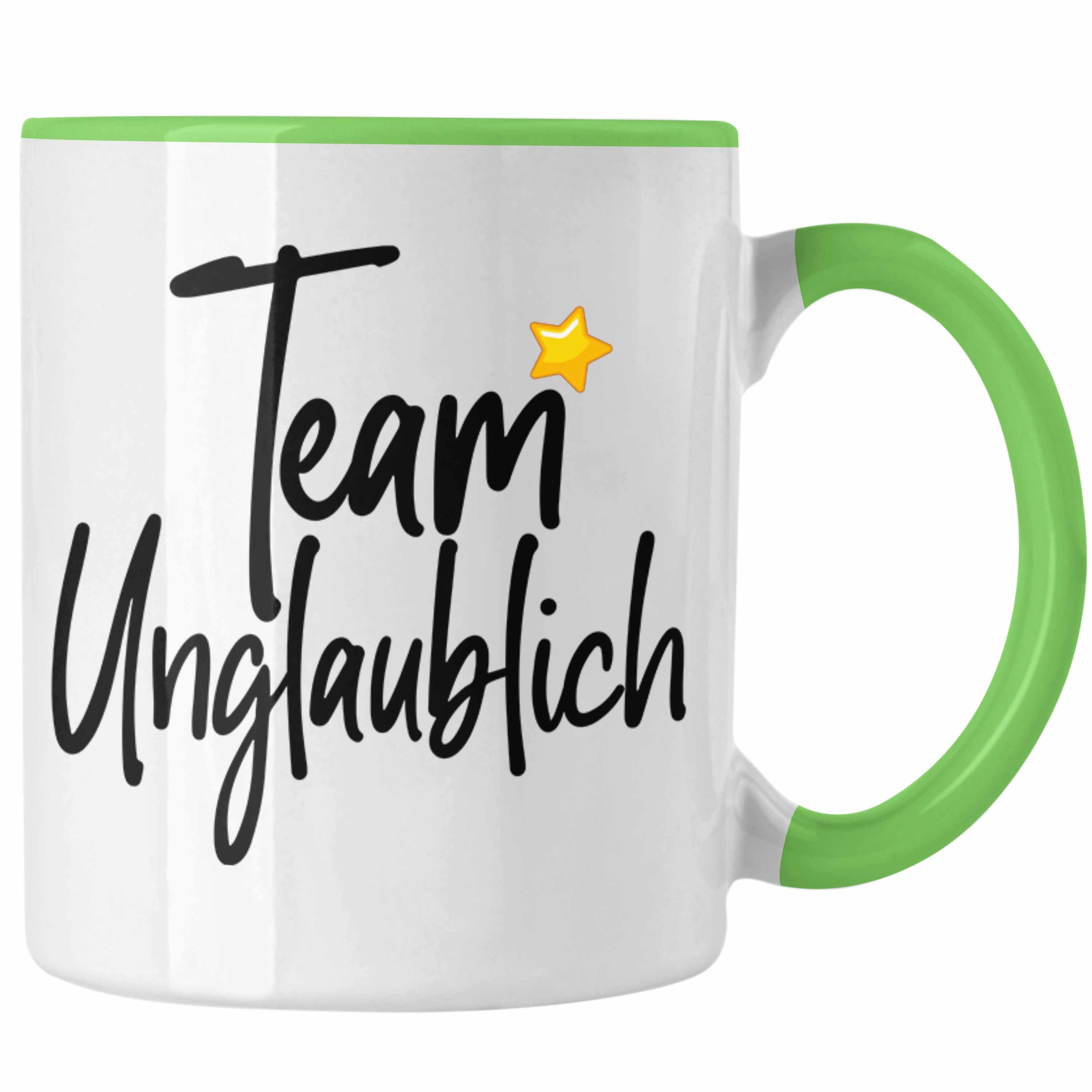 Team Dankeschön Trendation Grün Bestes Tasse Geschenk Geschenkidee für Tasse