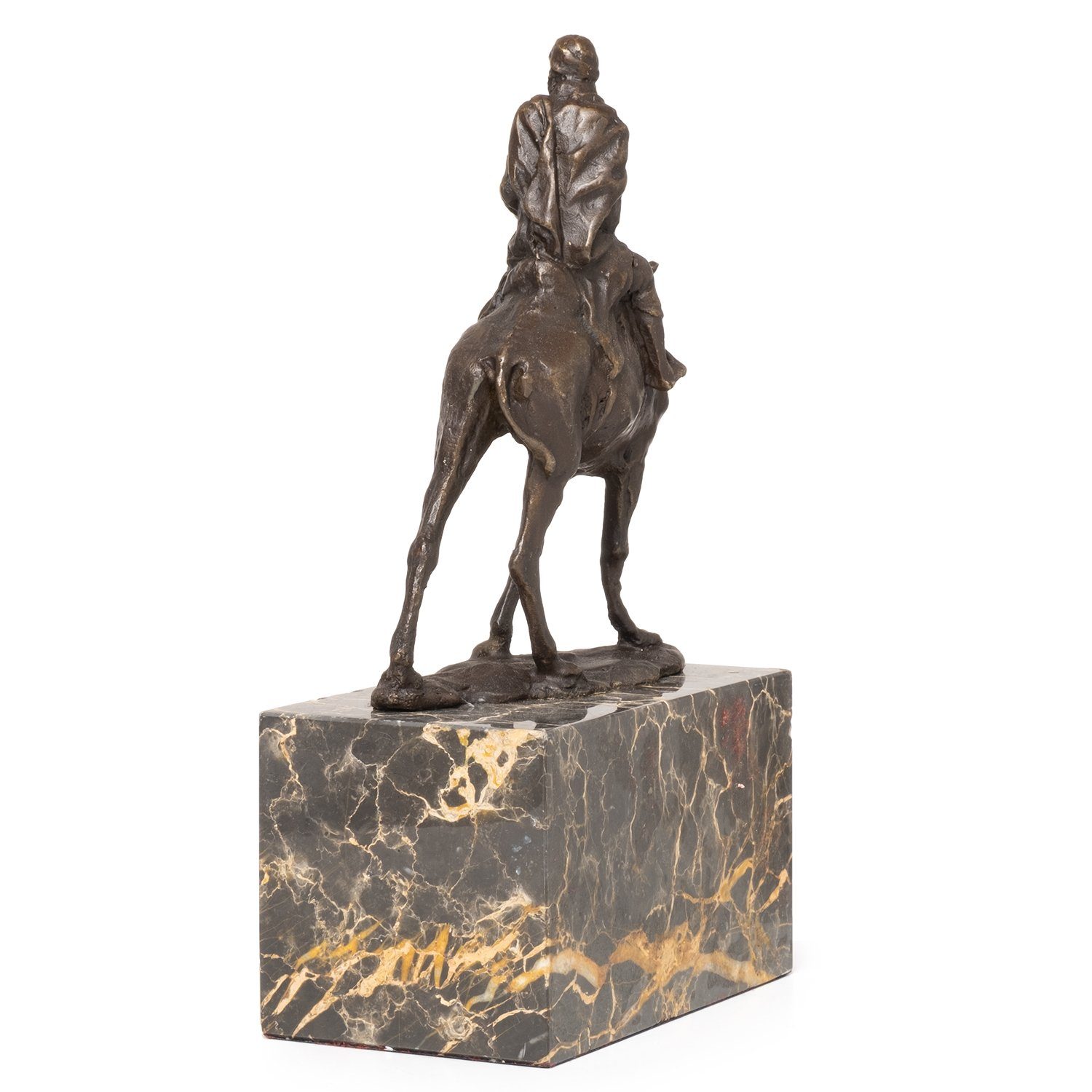 Bronze Moritz für Reiter, Fiugren Kamel Bronzefigur und Skulptur Regal