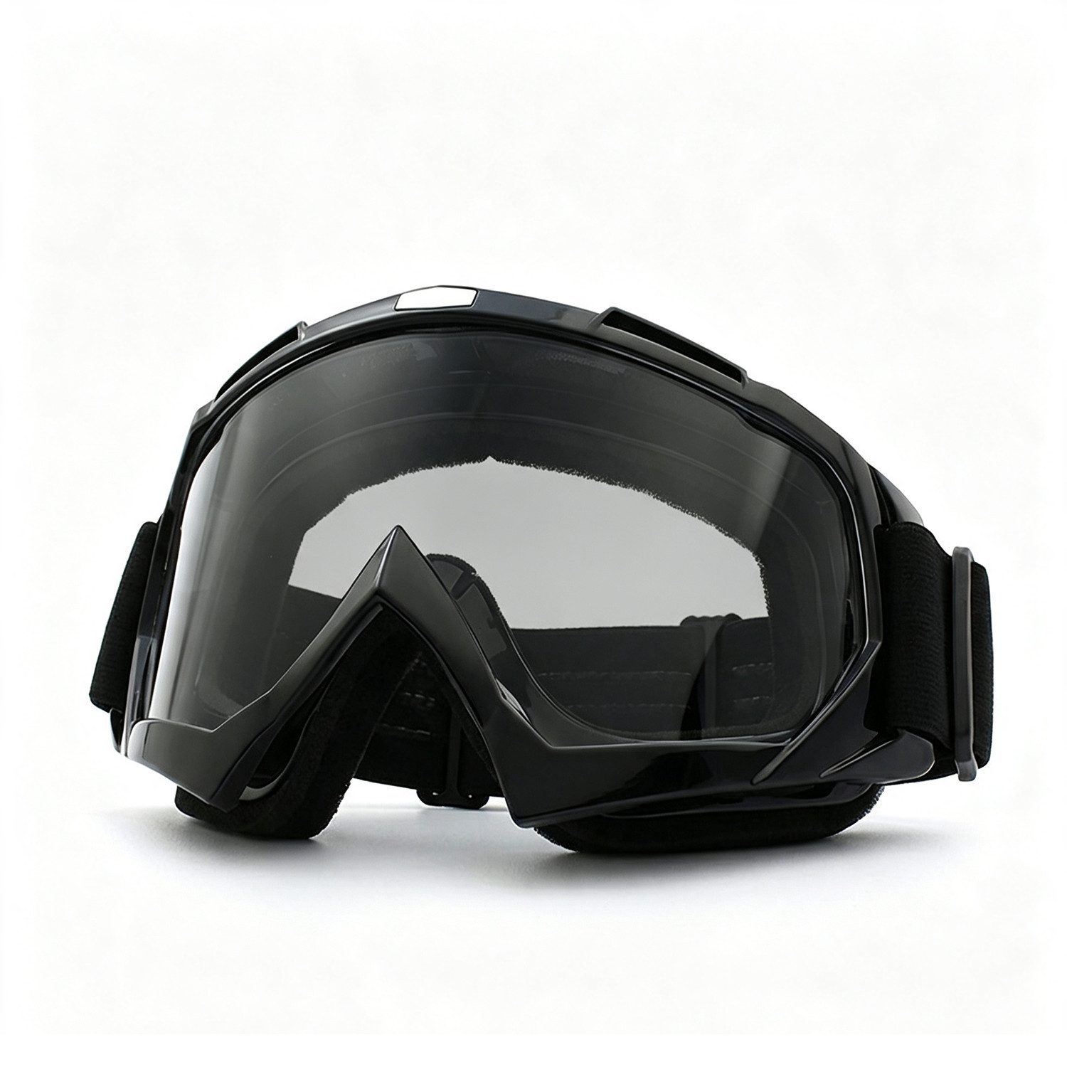 Fyrove Motorradbrille Beschlagfrei Motocross Brille,Motorradbrille für Damen Herren, Antibeschlagene und blendfreie PC‑Linse mit UV400‑Schutz