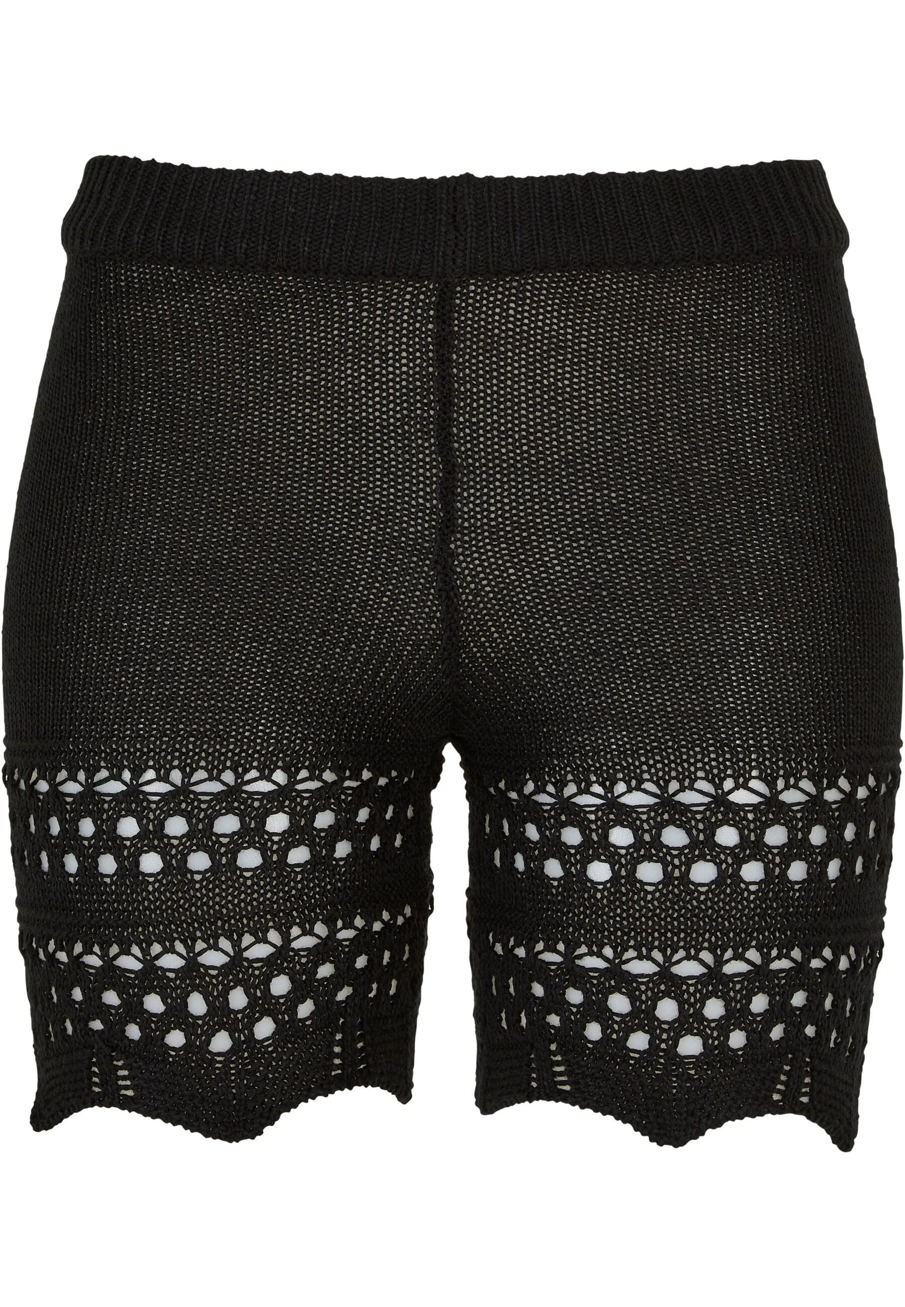 URBAN CLASSICS Leggings Urban Classics Damen Ladies Crochet Knit Shorts (1- günstig online kaufen