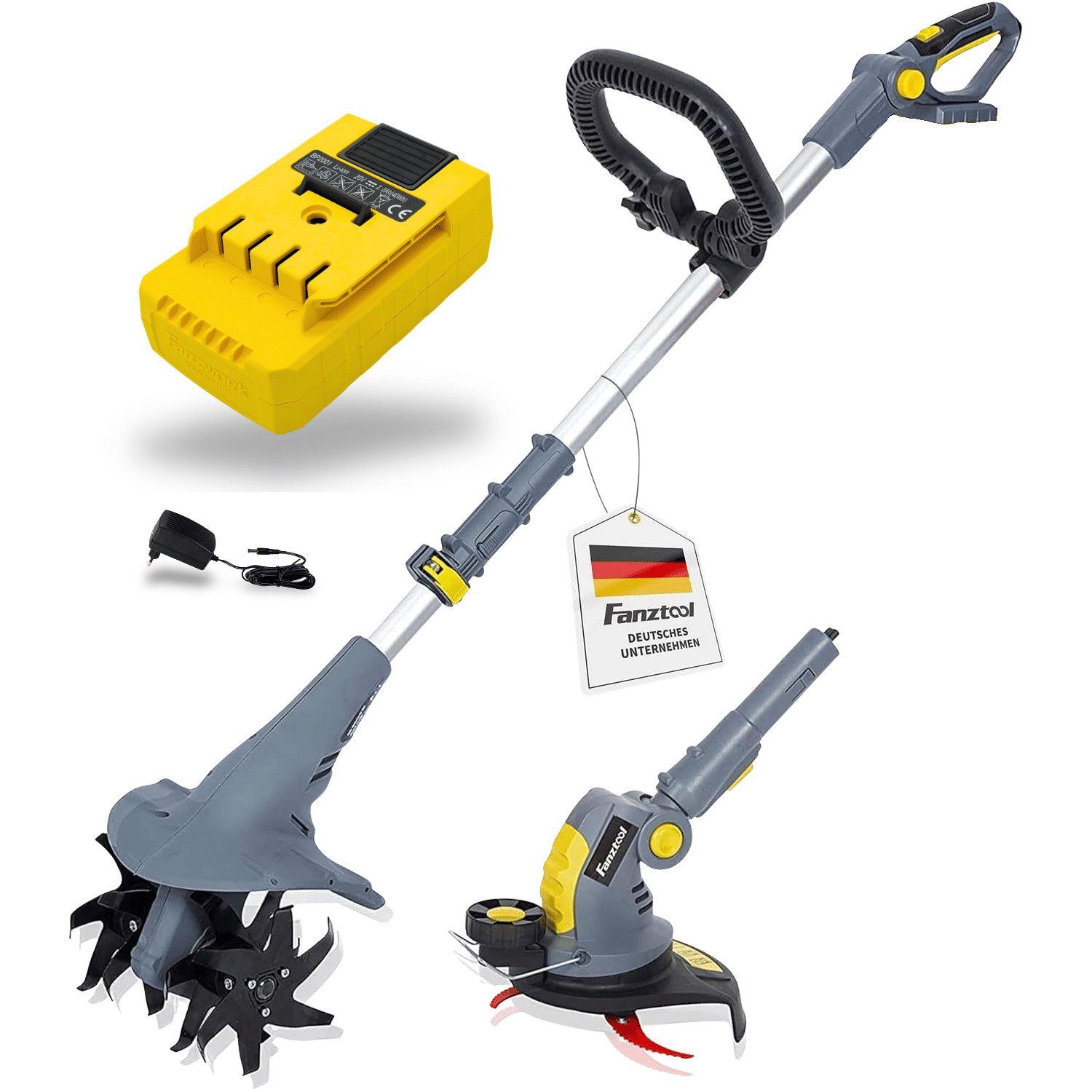 Fanztool Akku-Motorhacke FANZTOOL 20V Motorhacke Mini-Bodenhacke günstig online kaufen