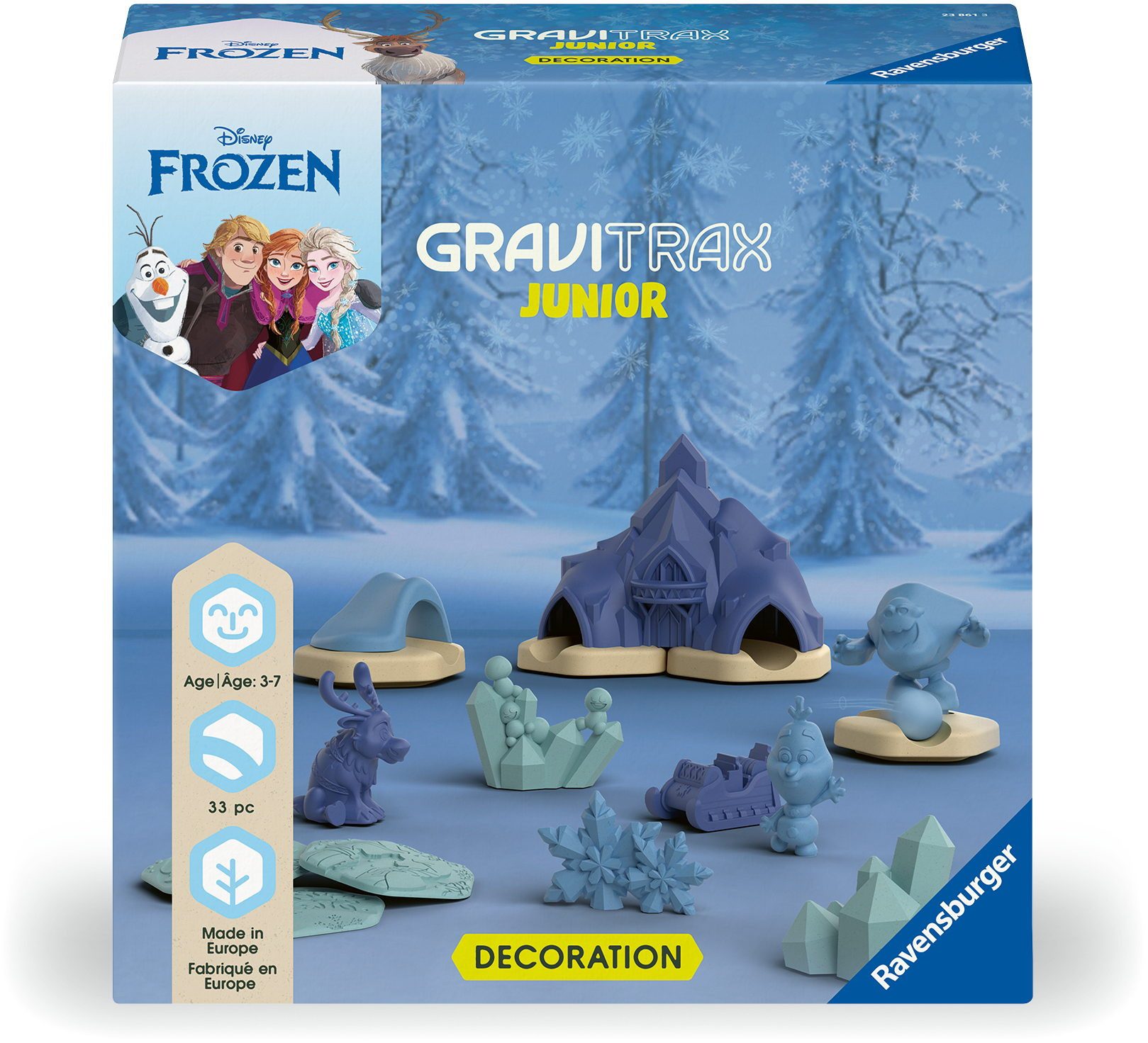 Ravensburger Kugelbahn-Bausatz Kugelbahn GraviTrax JUNIOR Extension Disney Frozen 23861