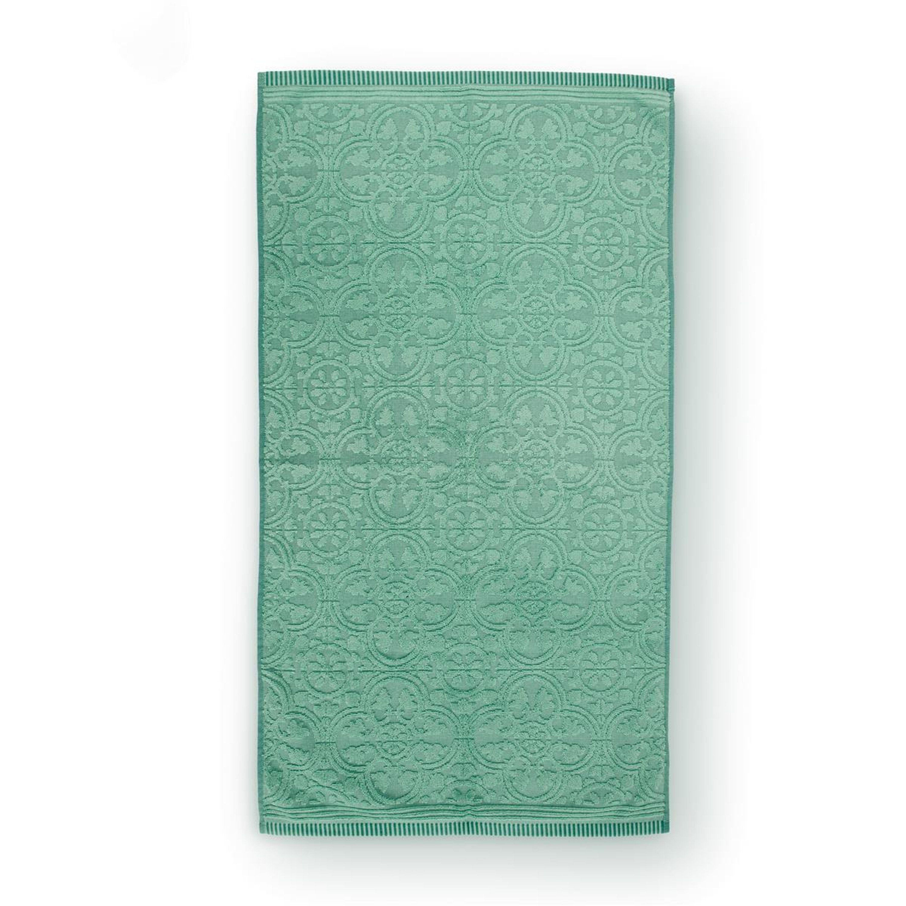 Handtuch Handtuch PiP PIP rechteckig grün, Duschtuch, (1-St), Waschhandschuh Gästetuch Pip TILE Studio Baumwolle LE