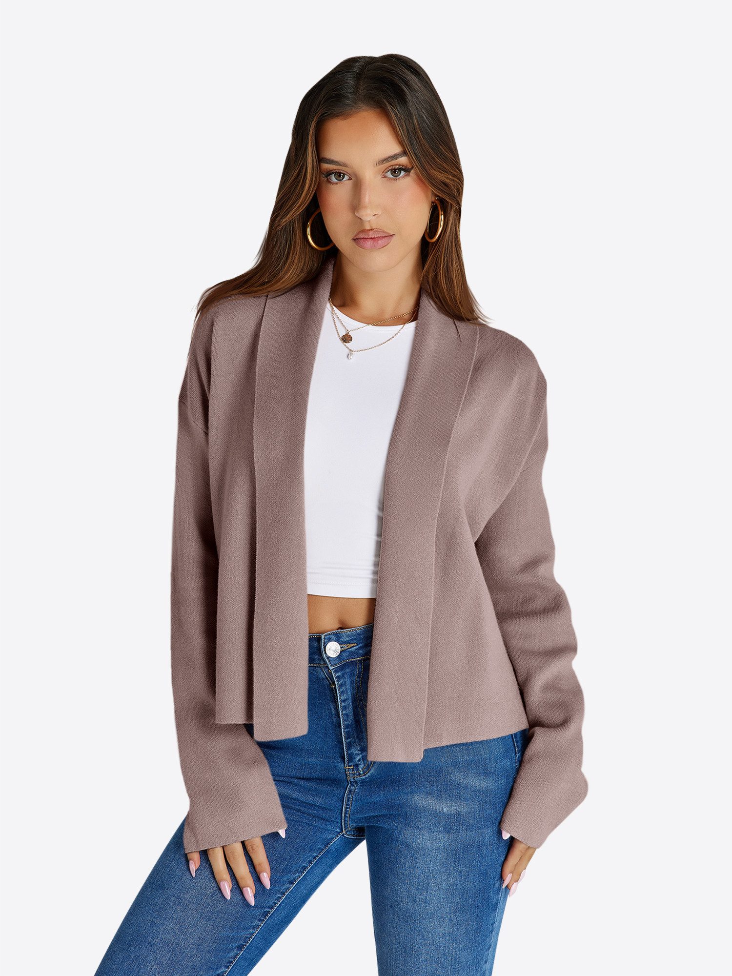 Imily Bela Cardigan Damen Langarm-Strickjacke (Packung, 1-tlg., 1per-Pack) günstig online kaufen