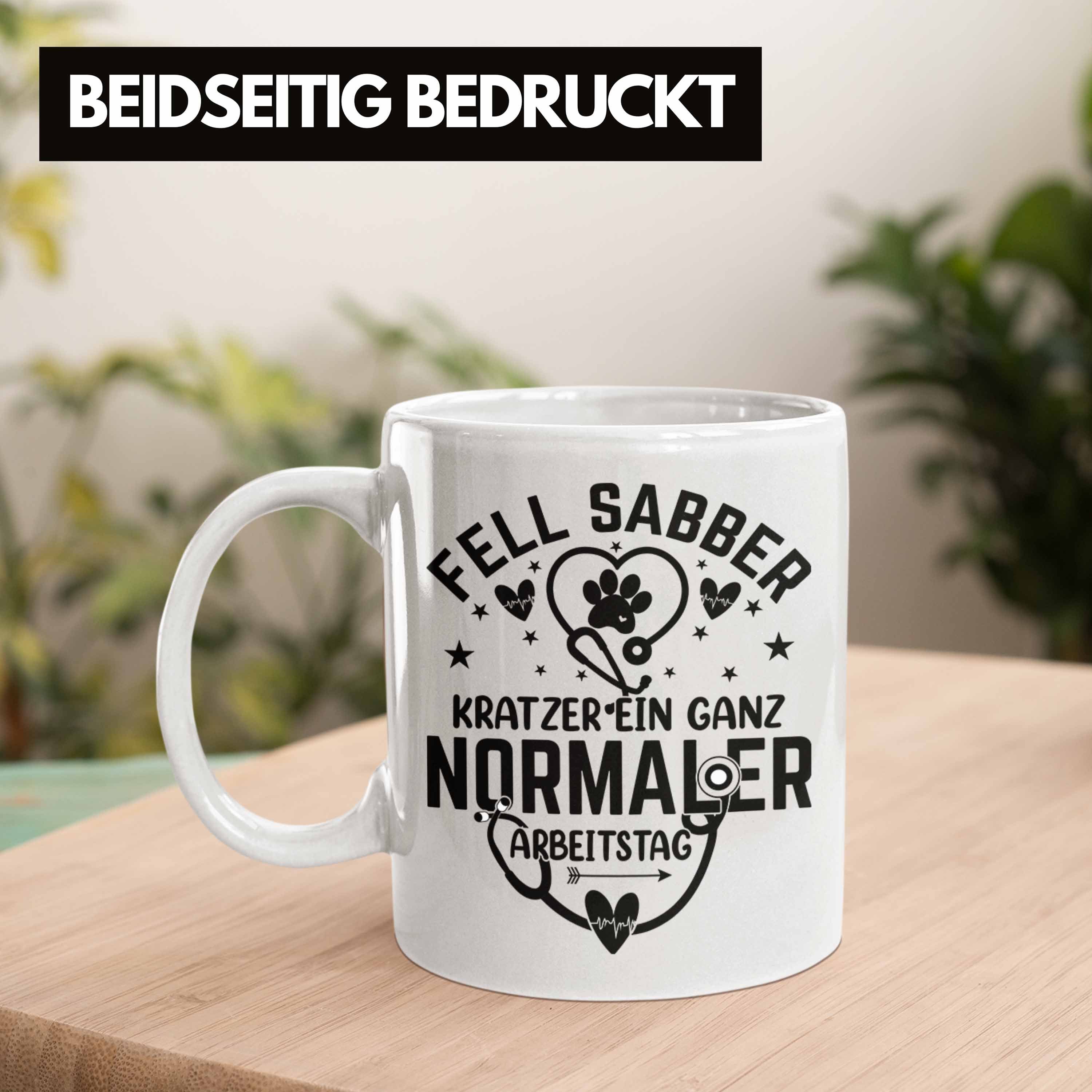 Trendation Tasse Tierarzt Tasse Tierärztin Weiss Ka Geschenkidee Geschenk Lustiger Spruch für