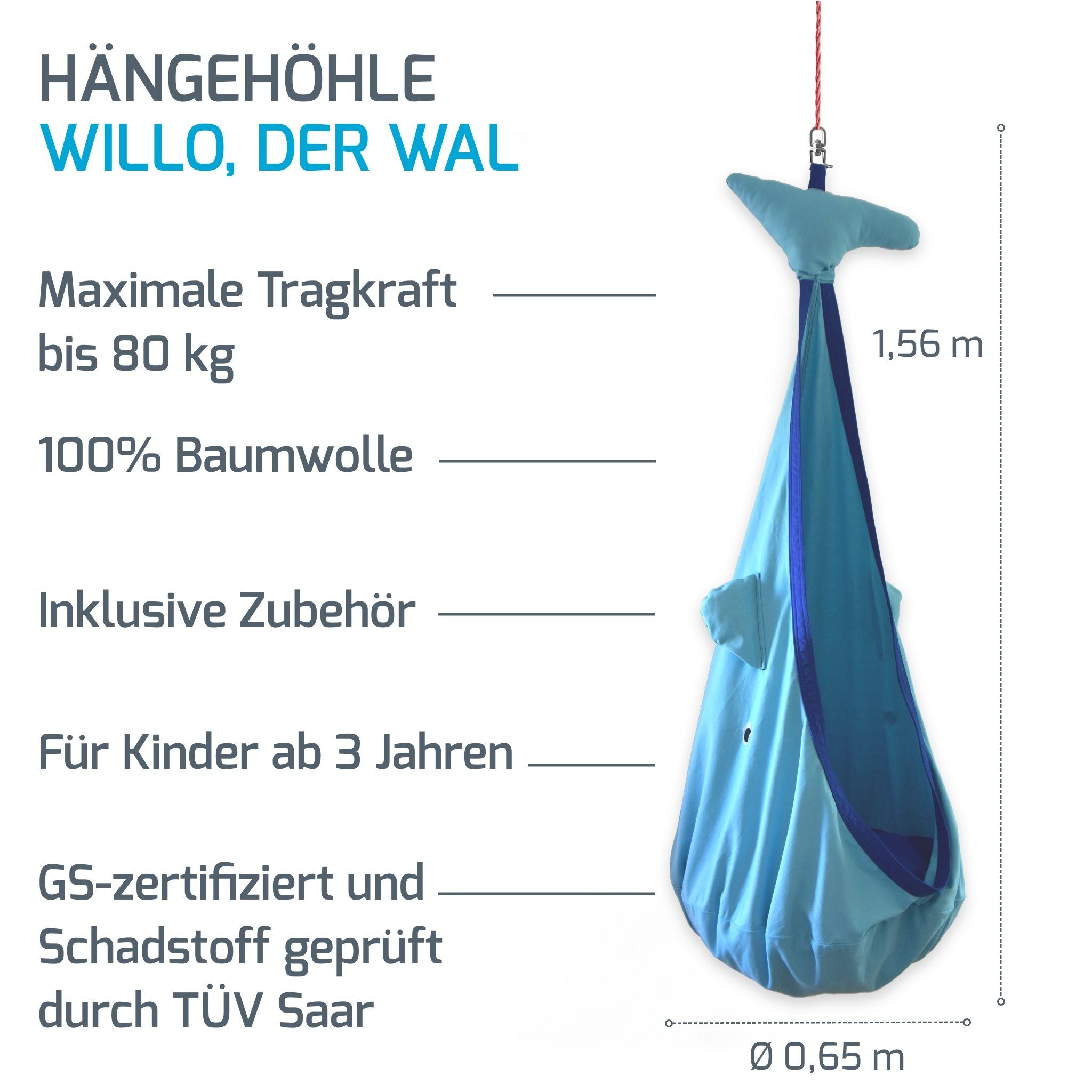 snuutje Familiensachen Hängehöhle Hängesessel für Kinderzimmer günstig online kaufen