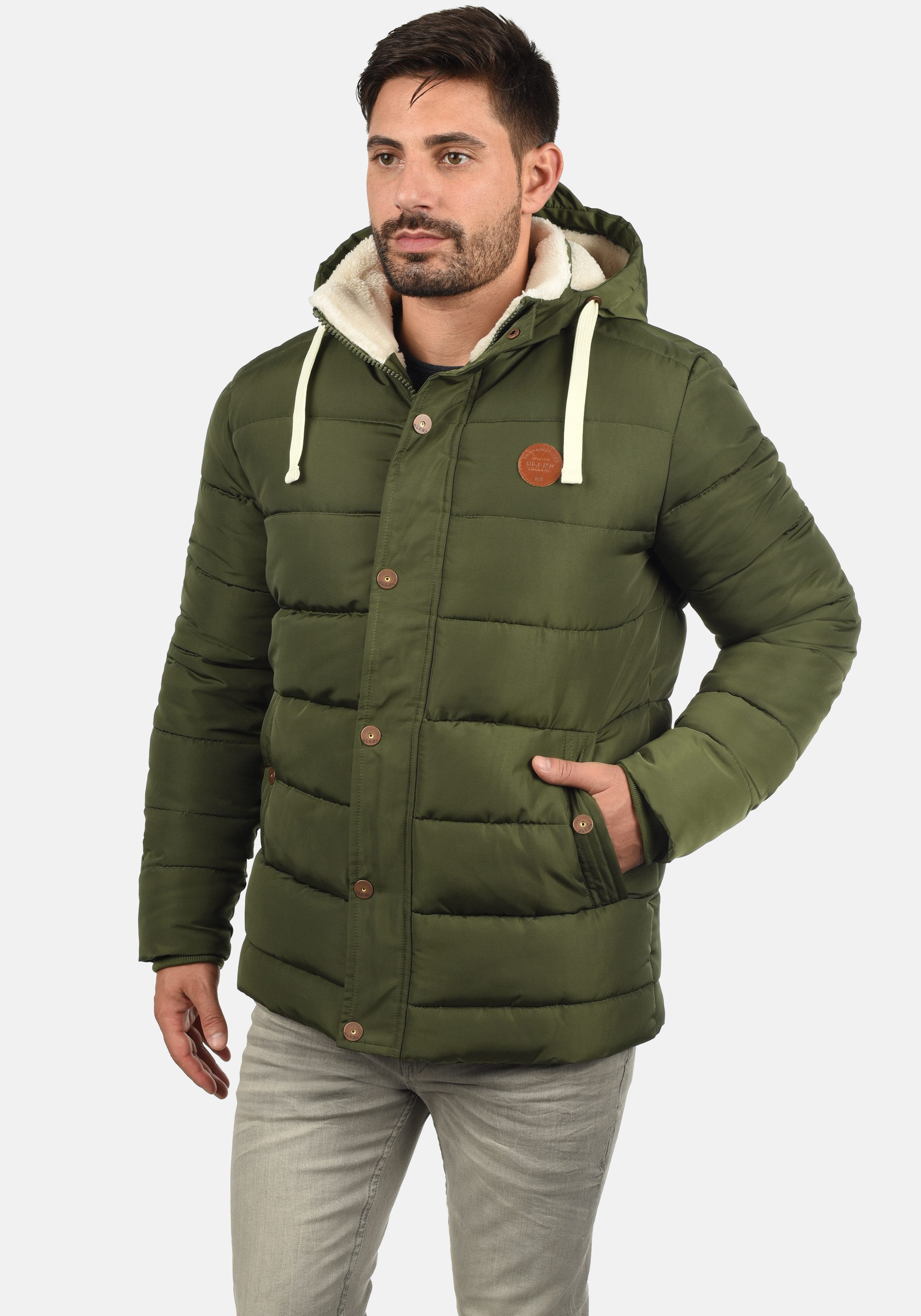 Blend Winterjacke BHFrederic (1-St) Warme Jacke mit abnehmbarer Kapuze